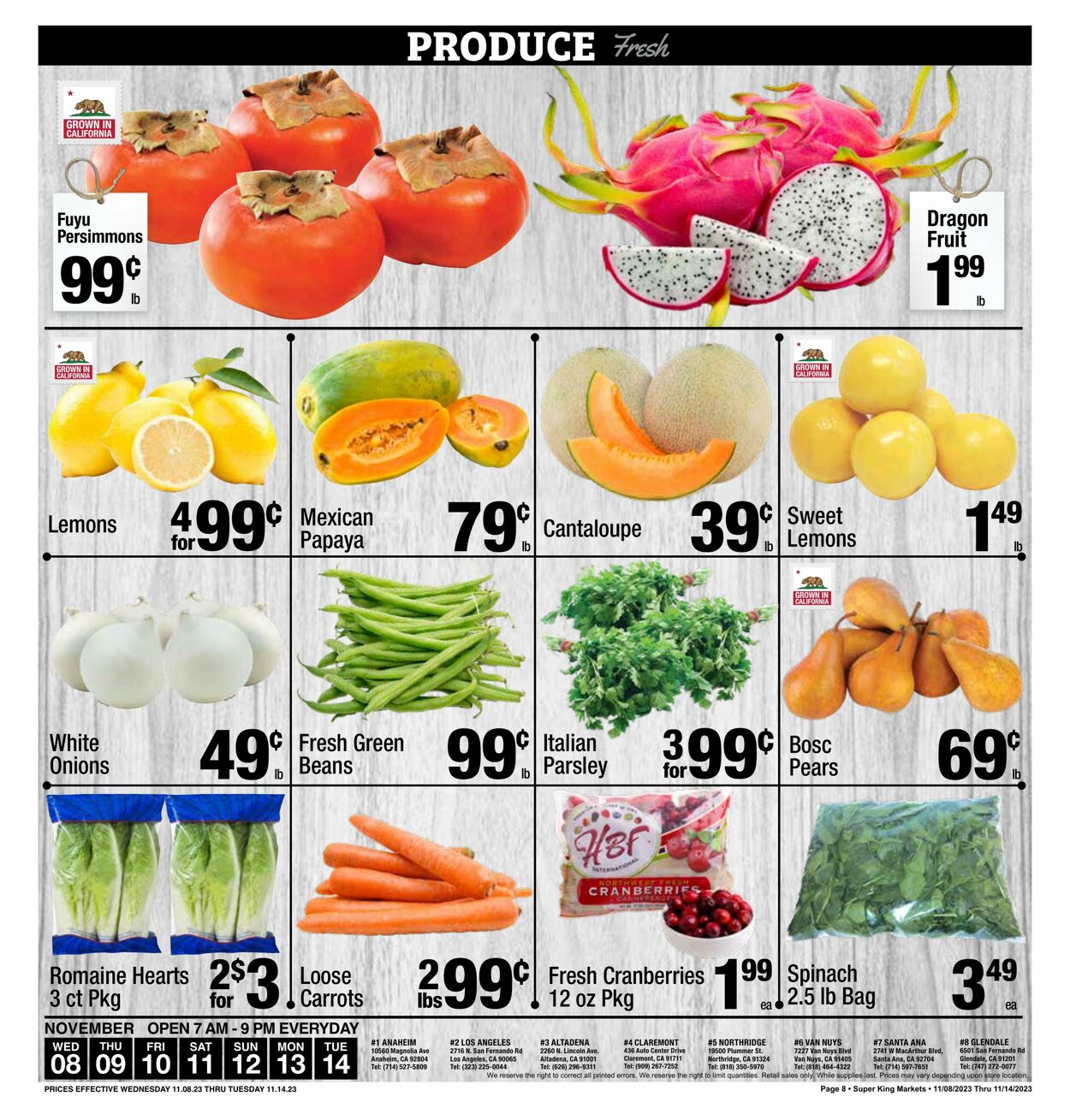 Super King Market Weekly Ad Circular - valid 11/08-11/14/2023 (Page 8)