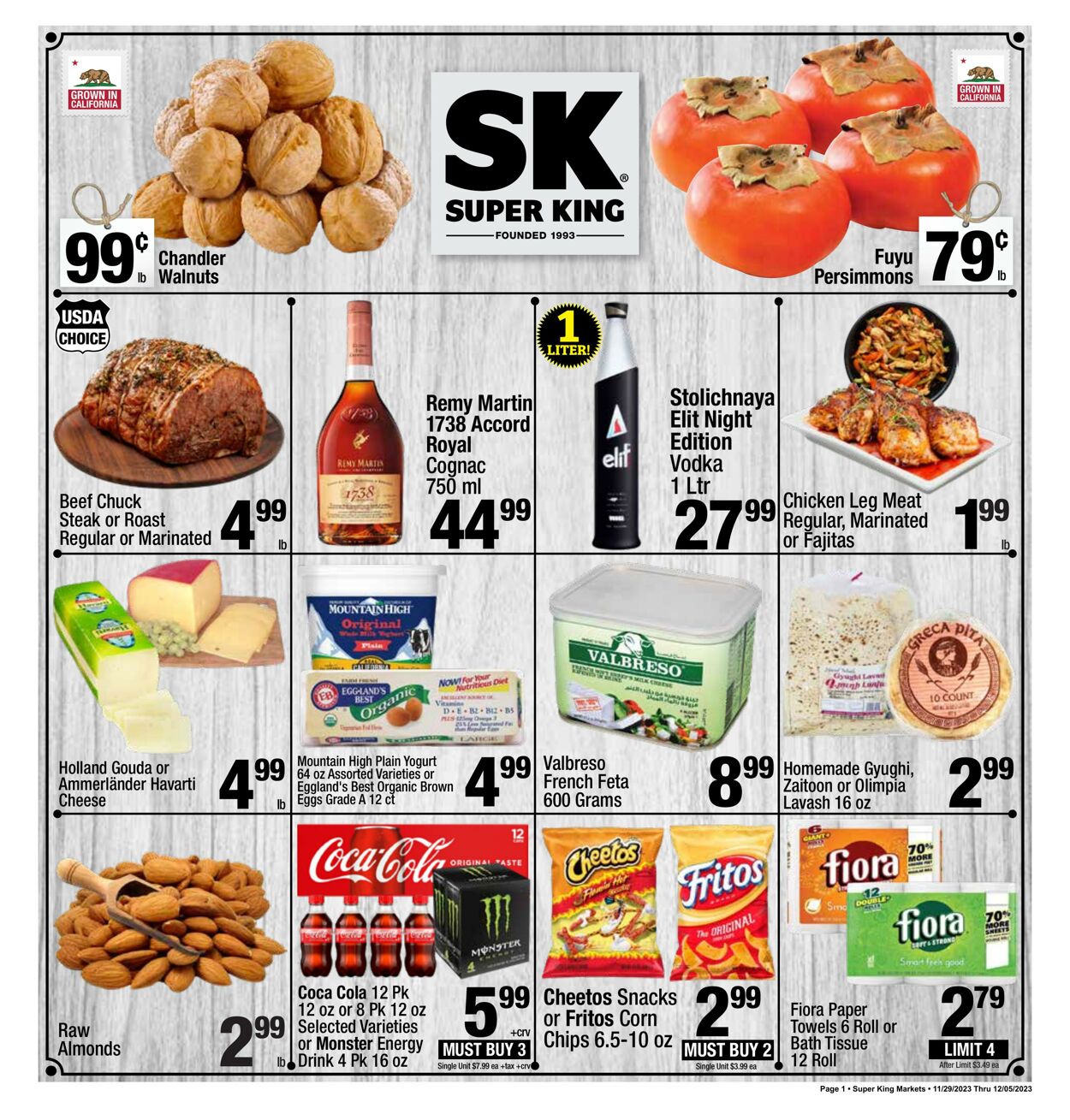 Super King Market Weekly Ad Circular - valid 11/29-12/05/2023