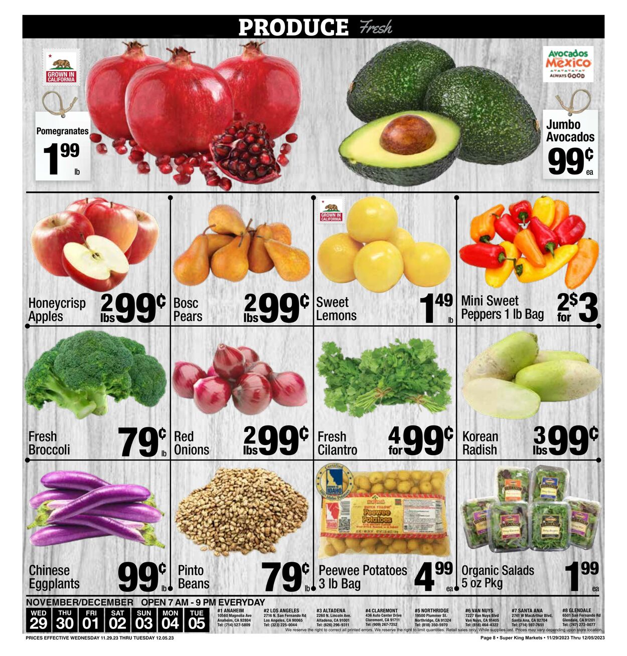 Super King Market Weekly Ad Circular - valid 11/29-12/05/2023 (Page 8)