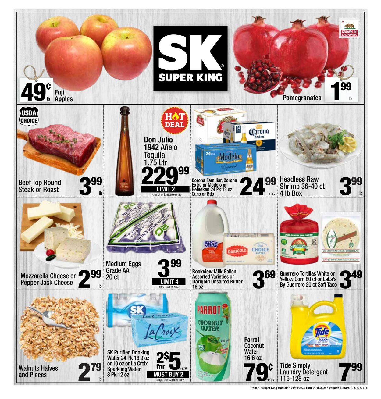 Super King Market Weekly Ad Circular - valid 01/10-01/16/2024