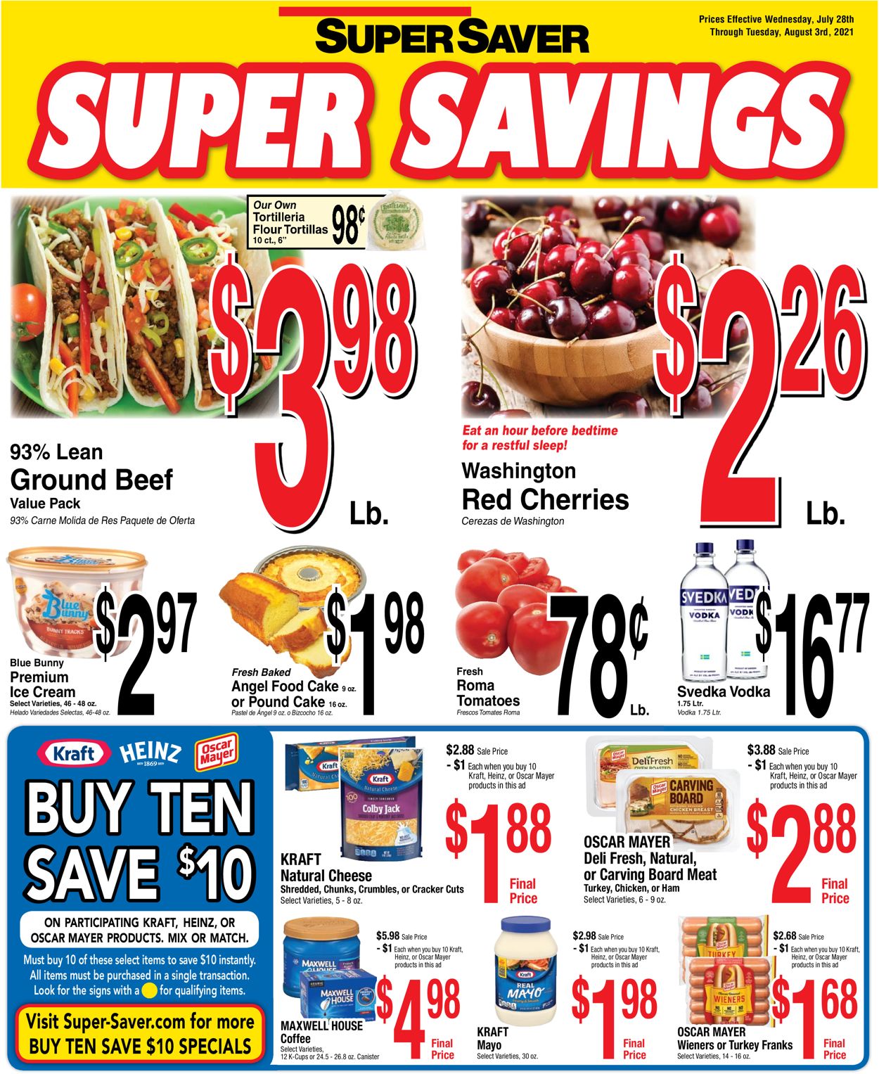 Super Saver Weekly Ad Circular - valid 07/28-08/03/2021