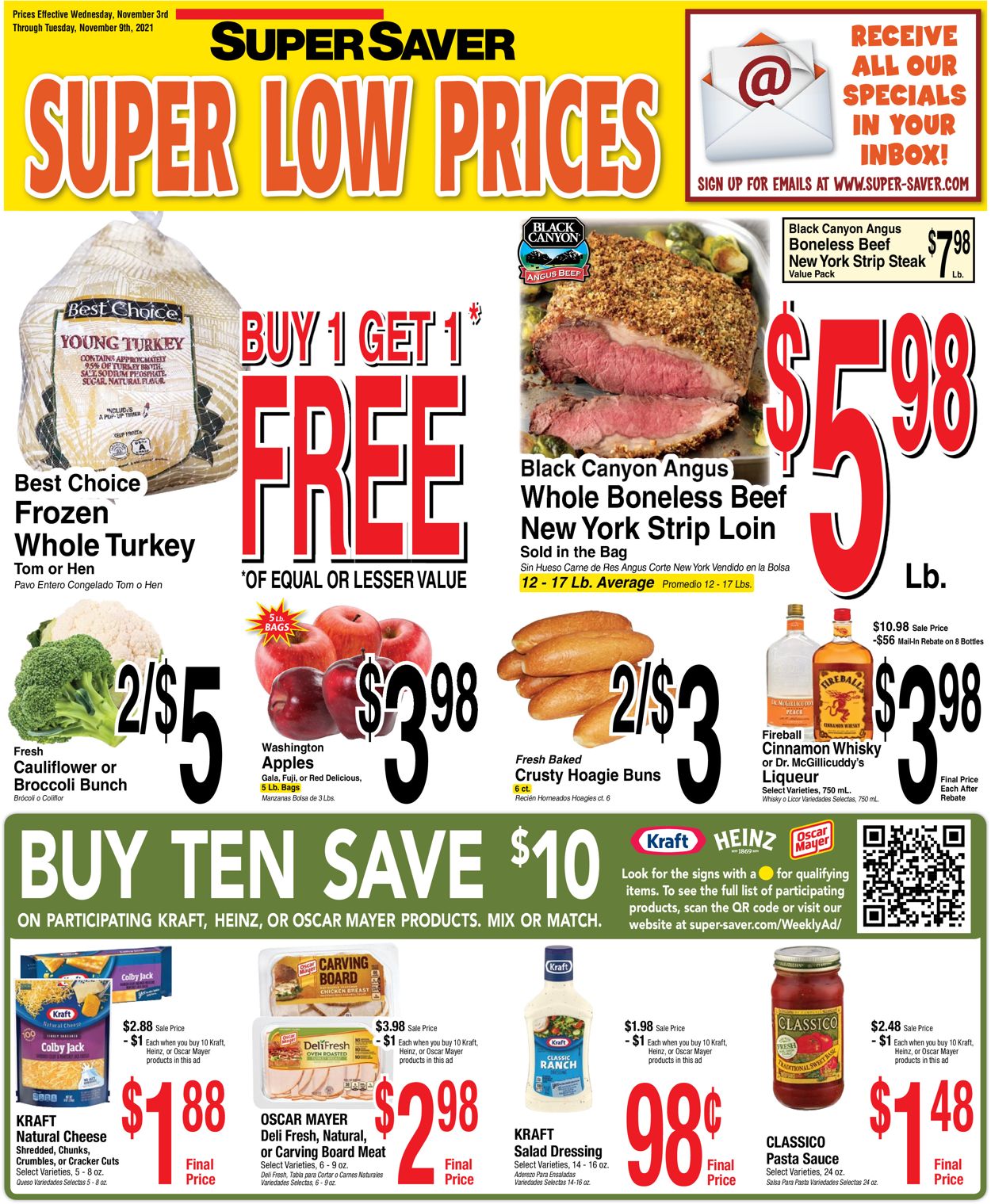 Super Saver Weekly Ad Circular - valid 11/03-11/09/2021
