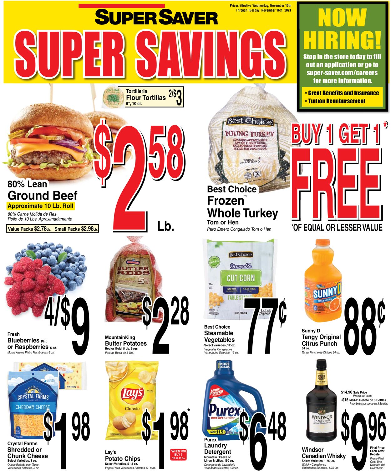Super Saver Weekly Ad Circular - valid 11/10-11/16/2021