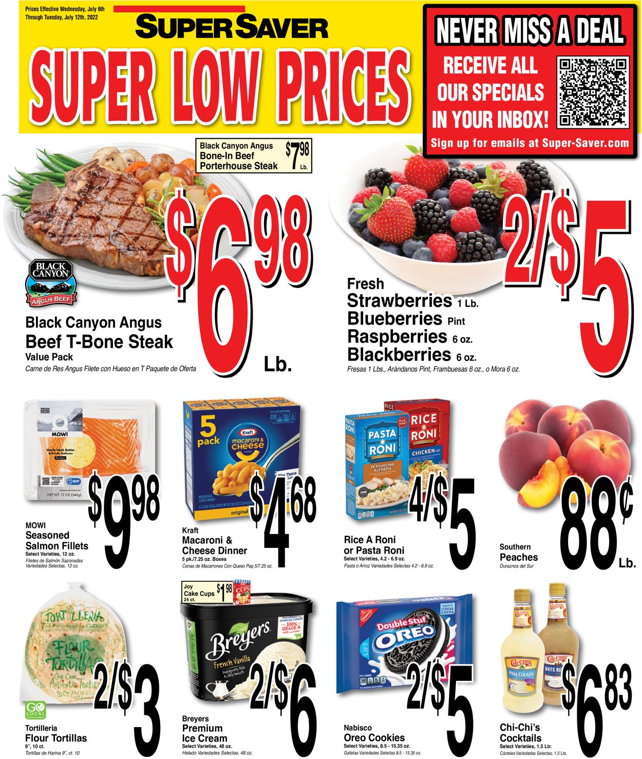 Super Saver Weekly Ad Circular - valid 07/06-07/12/2022
