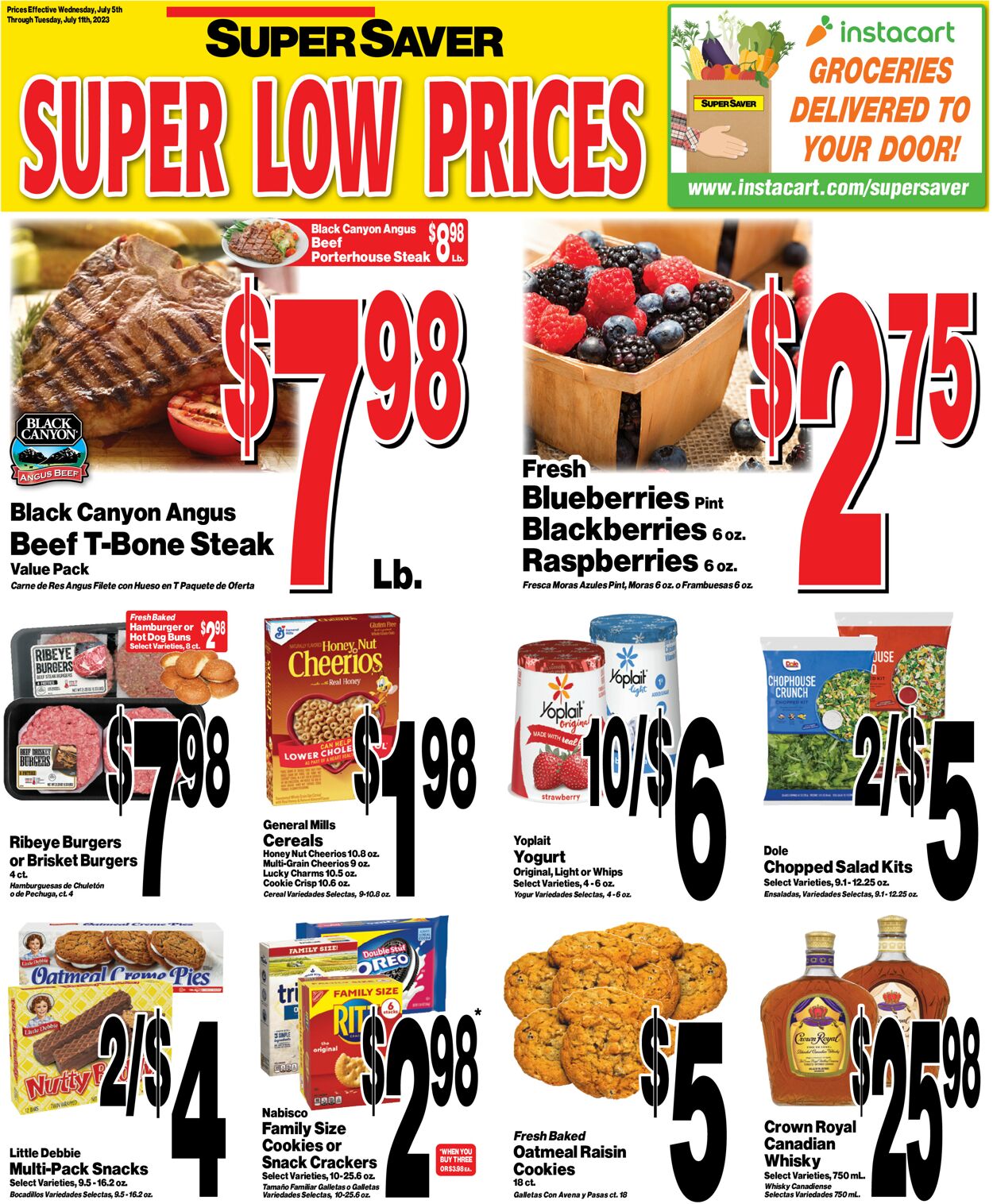 Super Saver Weekly Ad Circular - valid 07/05-07/11/2023