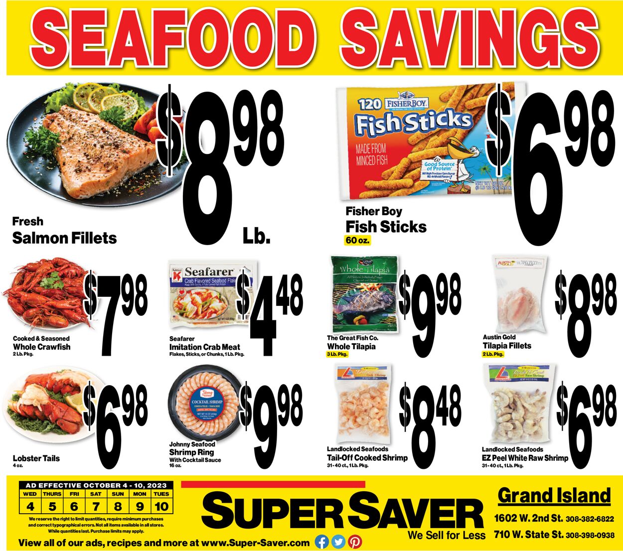 Super Saver Weekly Ad Circular - valid 10/04-10/10/2023 (Page 8)