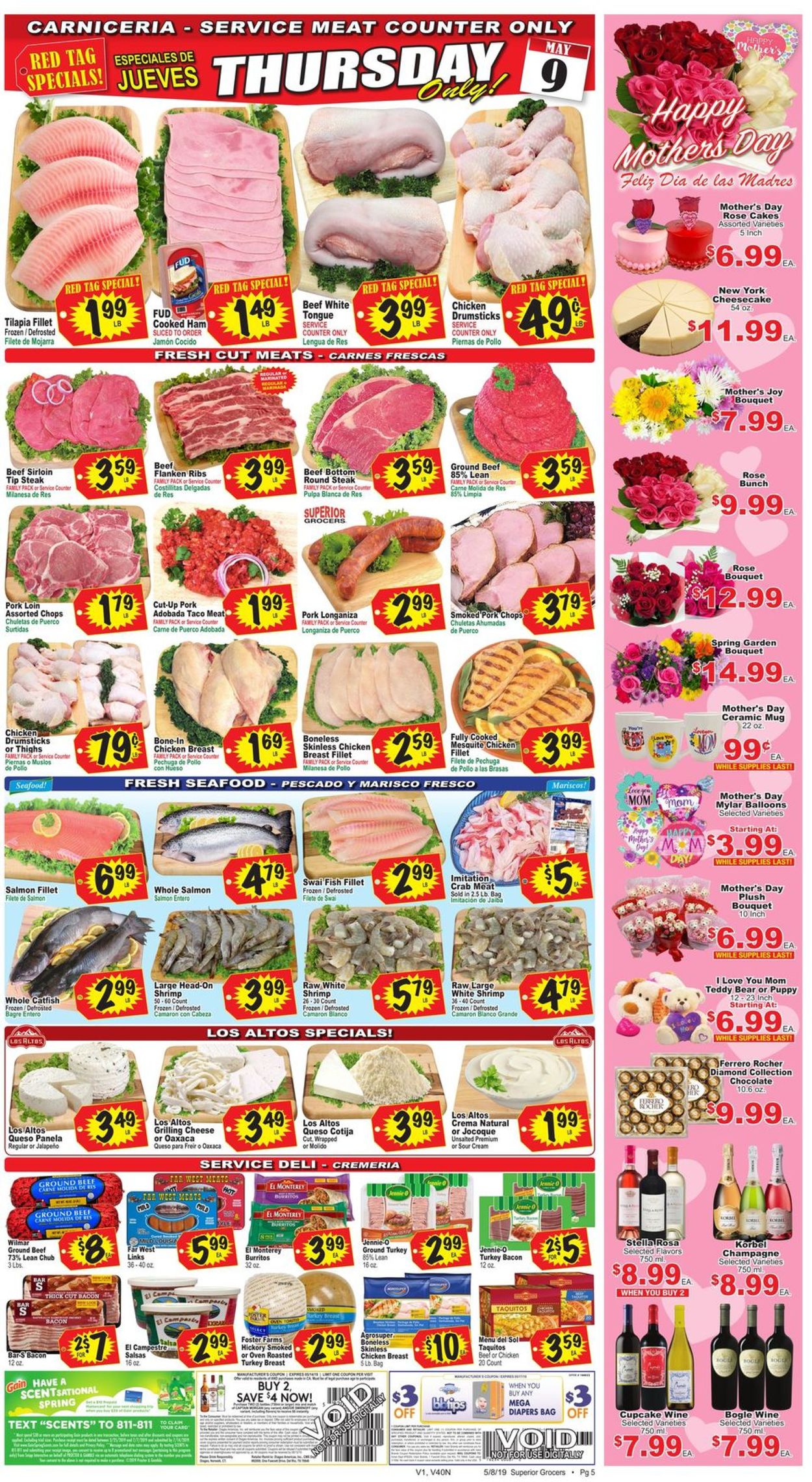 Superior Grocers Weekly Ad Circular - valid 05/08-05/14/2019 (Page 5)