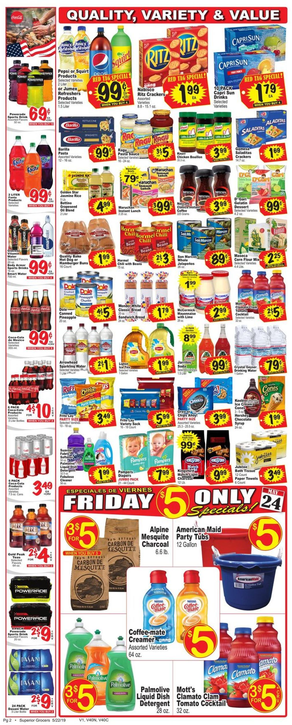 Superior Grocers Weekly Ad Circular - valid 05/22-05/28/2019 (Page 2)