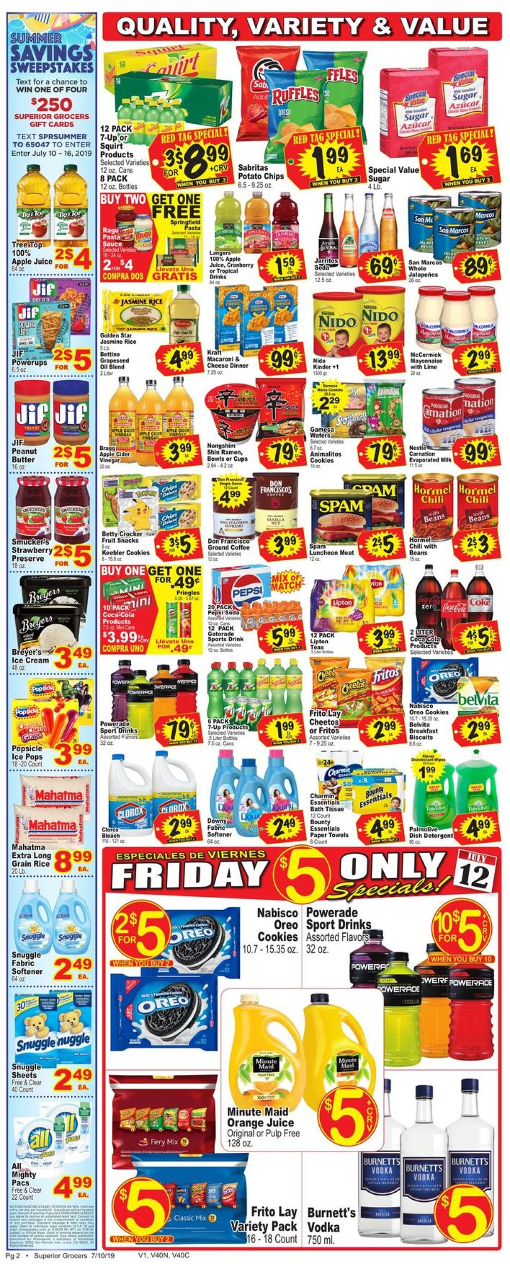 Superior Grocers Weekly Ad Circular - valid 07/10-07/16/2019 (Page 2)