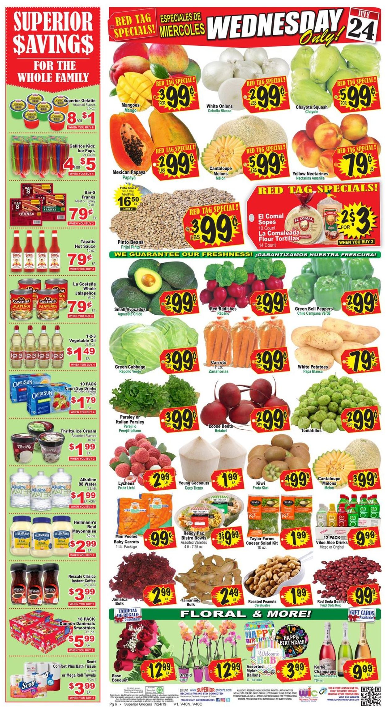 Superior Grocers Weekly Ad Circular - valid 07/24-07/30/2019 (Page 6)