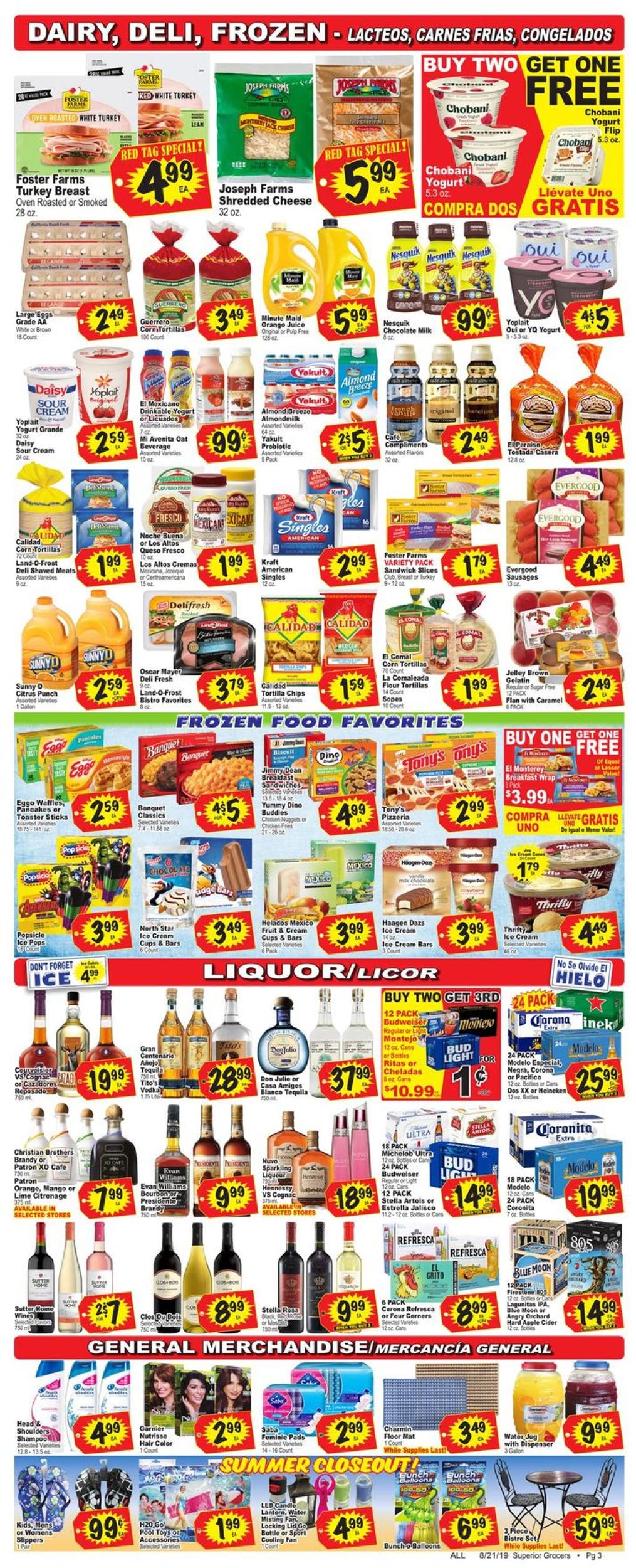 Superior Grocers Weekly Ad Circular - valid 08/21-08/27/2019 (Page 3)