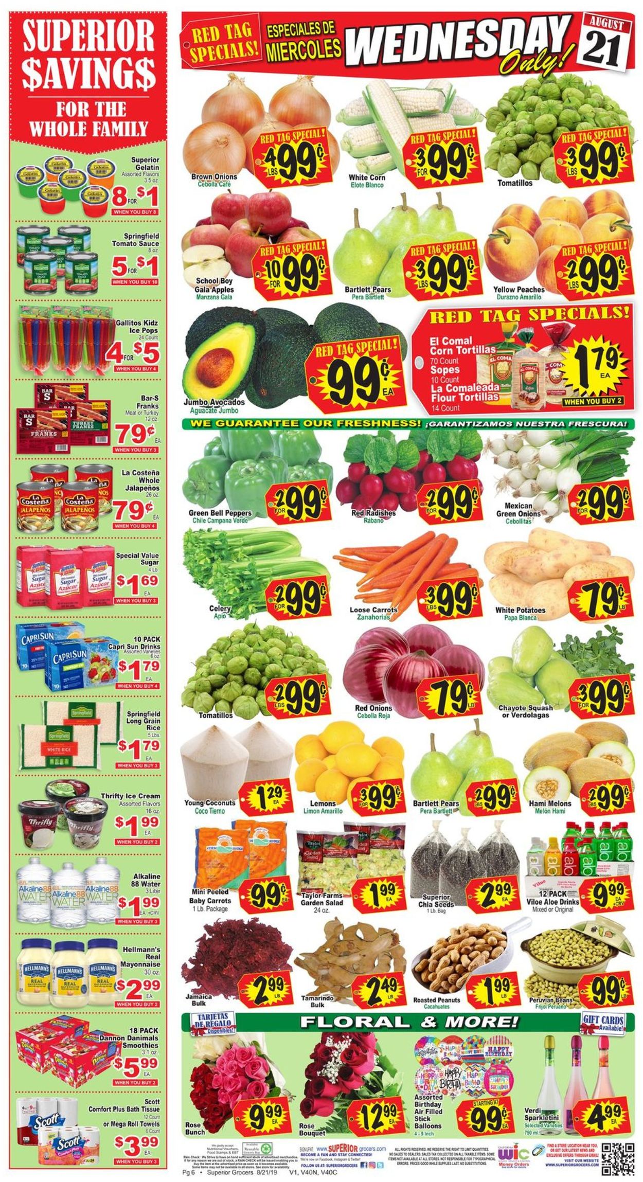 Superior Grocers Weekly Ad Circular - valid 08/21-08/27/2019 (Page 6)