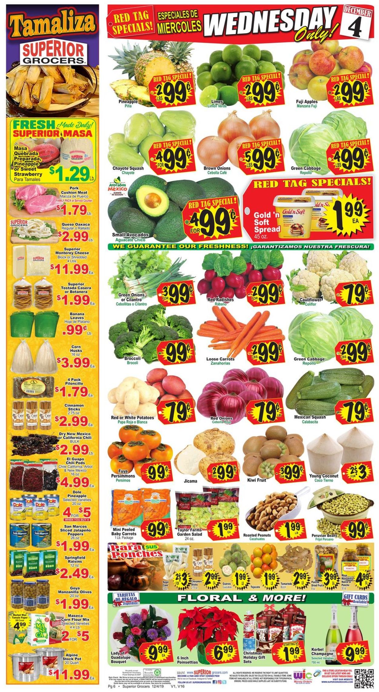 Superior Grocers Weekly Ad Circular - valid 12/04-12/10/2019 (Page 6)