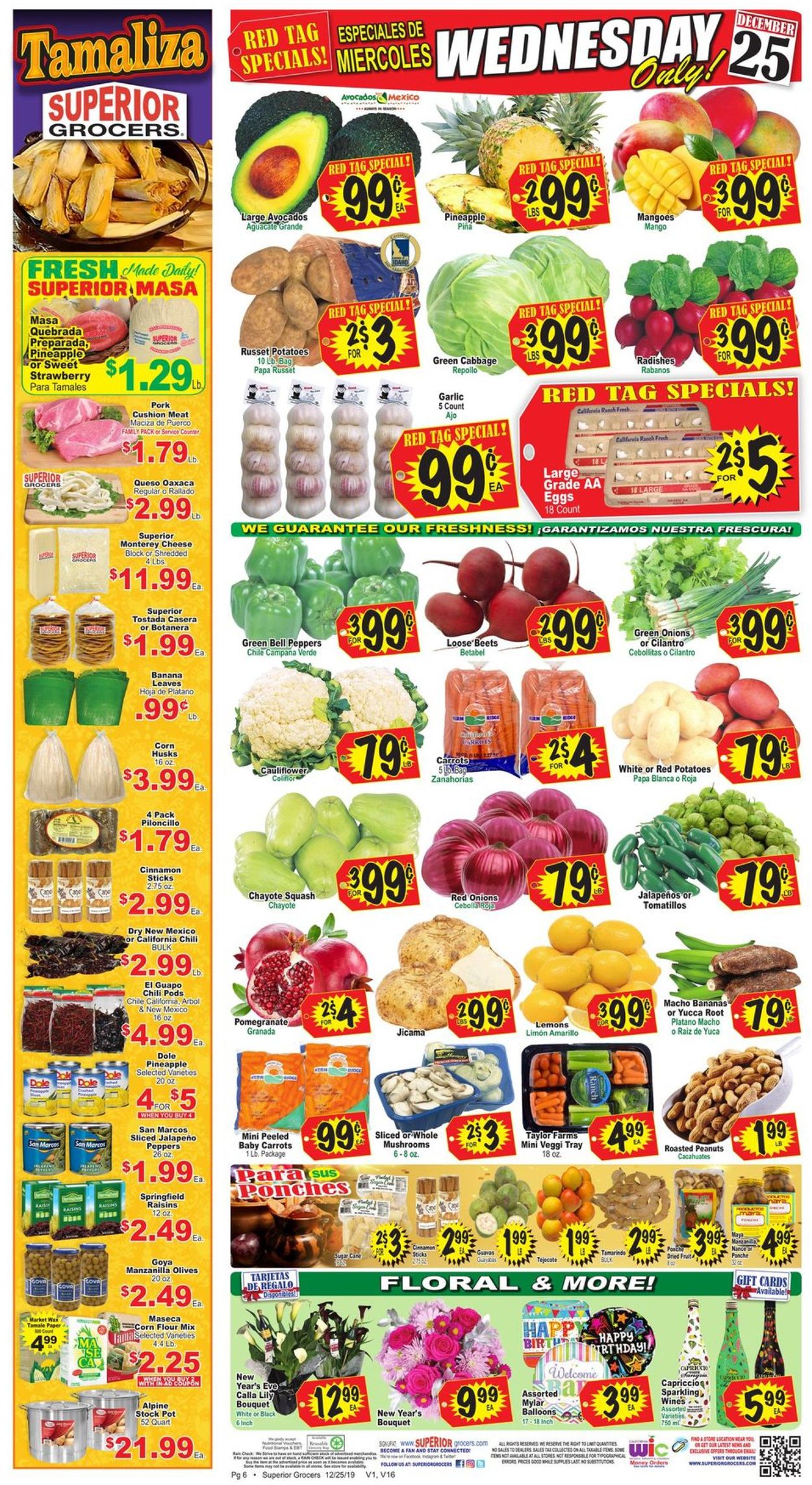 Superior Grocers - New Year's Ad 2019/2020 Weekly Ad Circular - valid 12/25-01/01/2020 (Page 6)