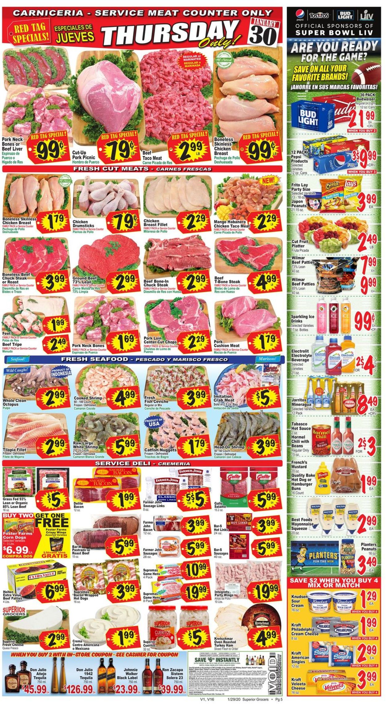 Superior Grocers Weekly Ad Circular - valid 01/29-02/04/2020 (Page 5)