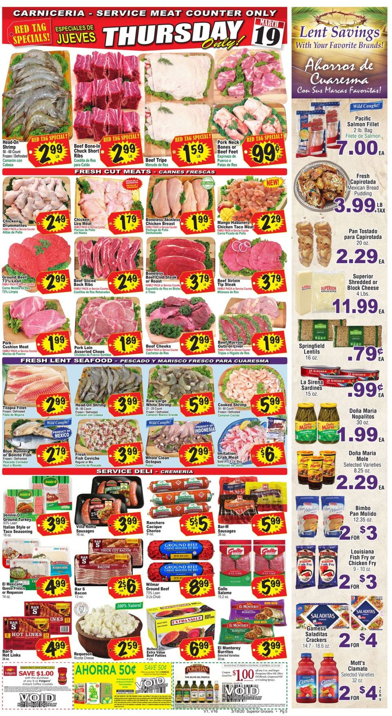 Superior Grocers Weekly Ad Circular - valid 03/18-03/24/2020 (Page 5)