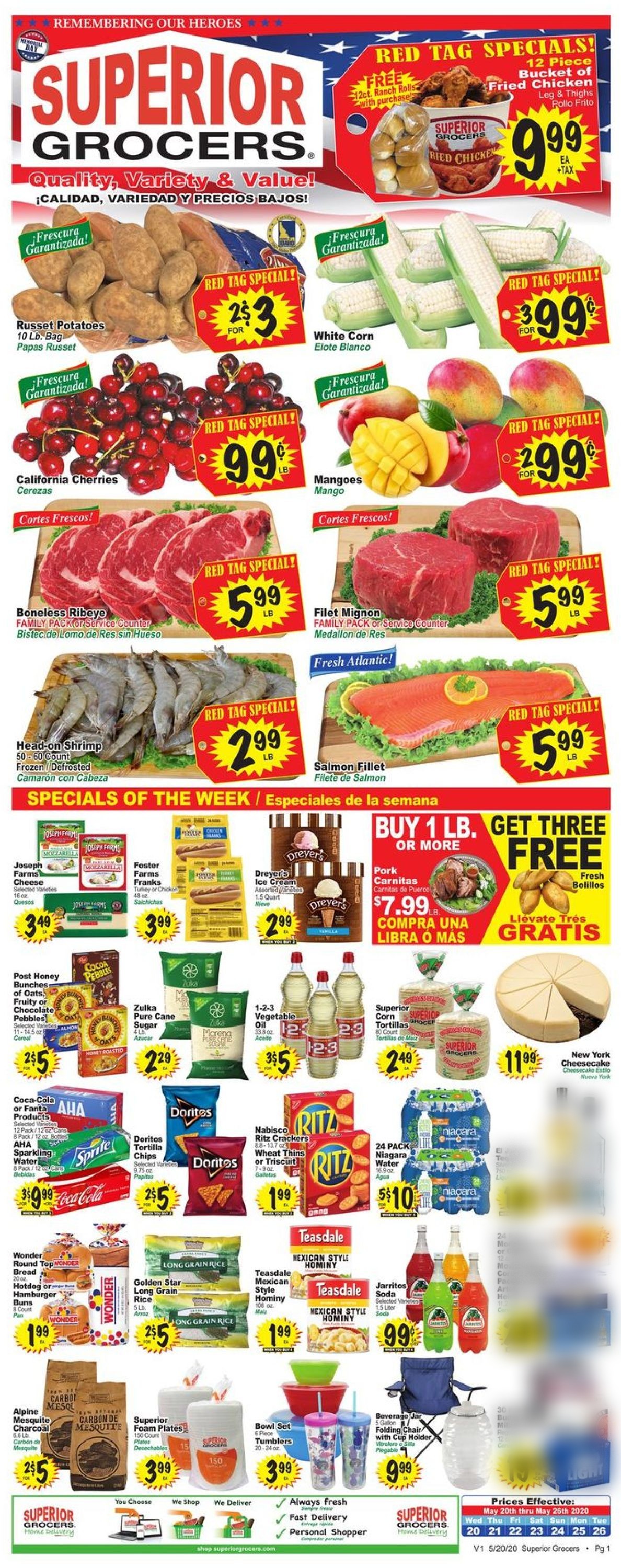 Superior Grocers Weekly Ad Circular - valid 05/20-05/26/2020