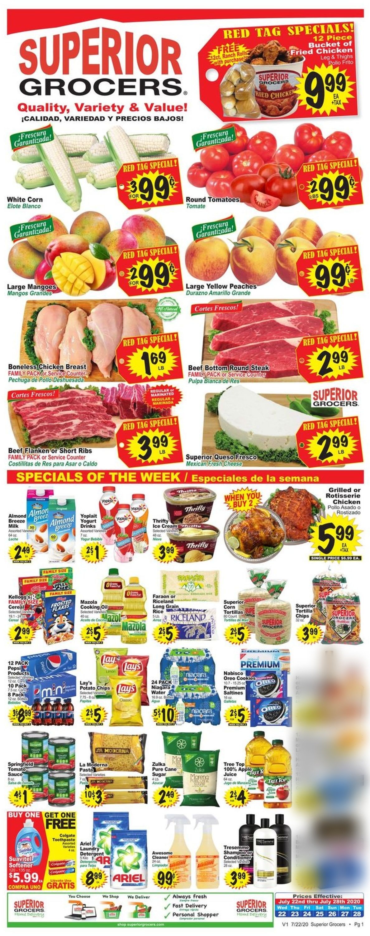 Superior Grocers Weekly Ad Circular - valid 07/22-07/28/2020