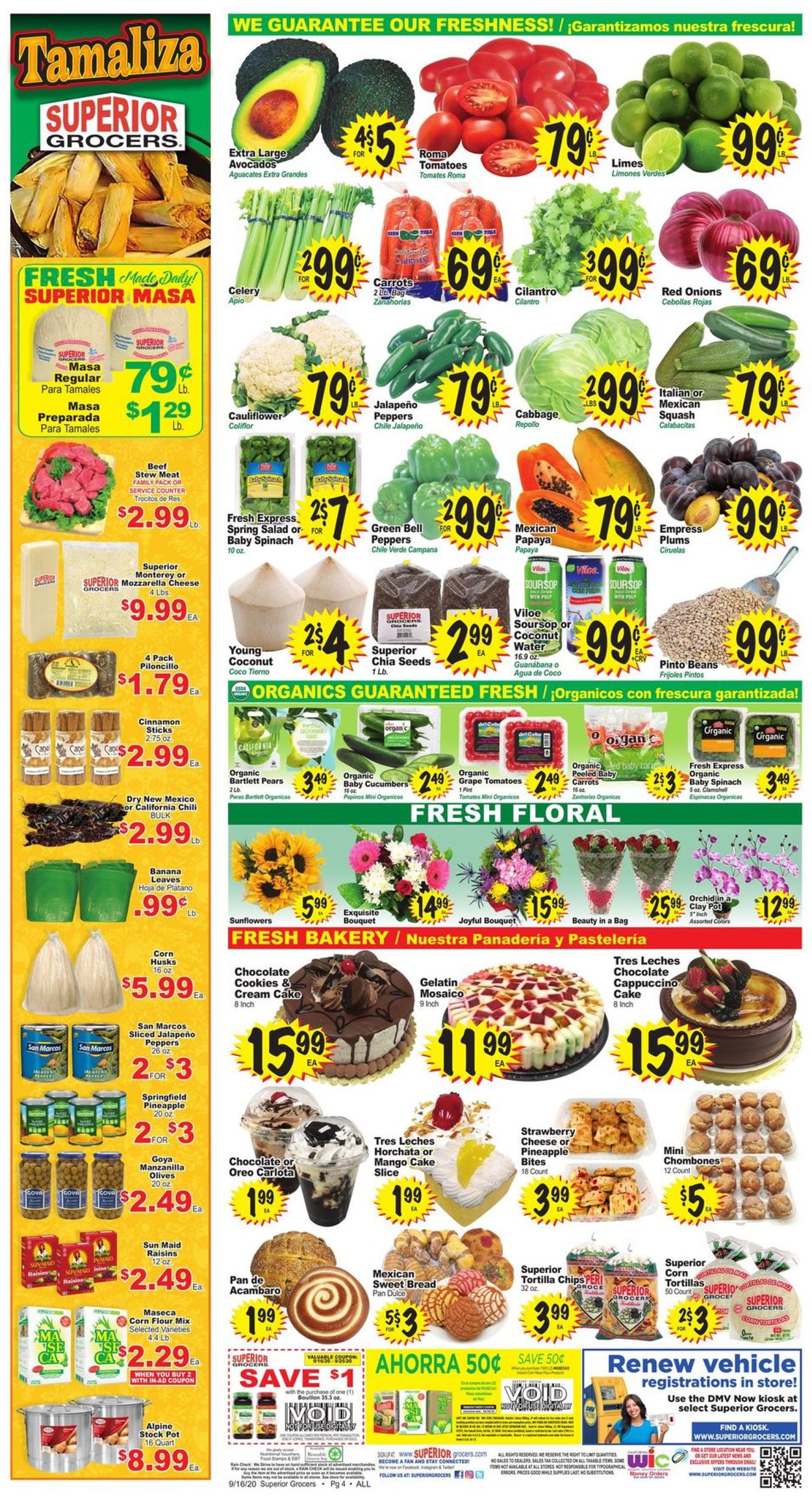 Superior Grocers Weekly Ad Circular - valid 09/16-09/22/2020 (Page 4)