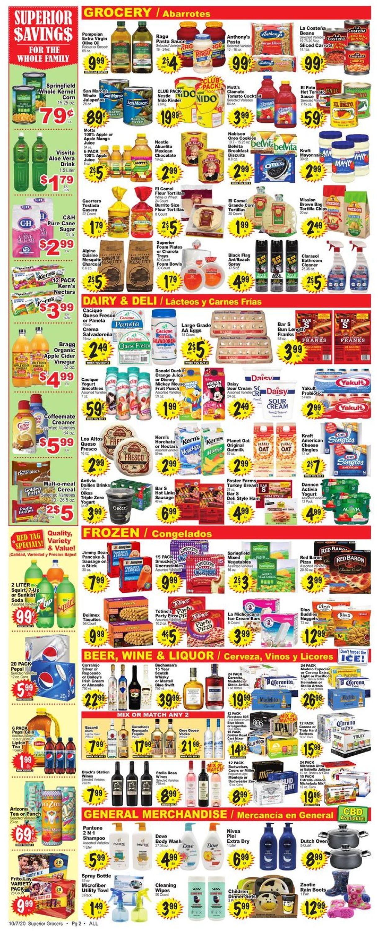 Superior Grocers Weekly Ad Circular - valid 10/07-10/13/2020 (Page 2)