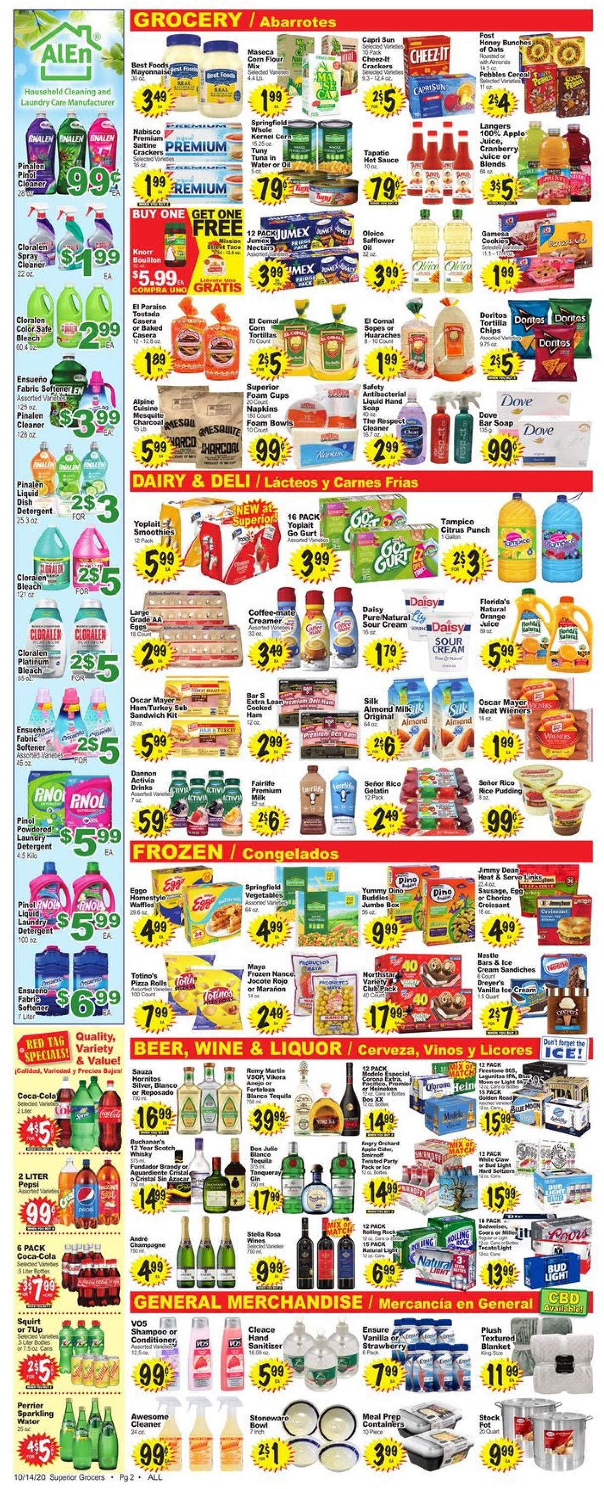 Superior Grocers Weekly Ad Circular - valid 10/14-10/20/2020 (Page 2)