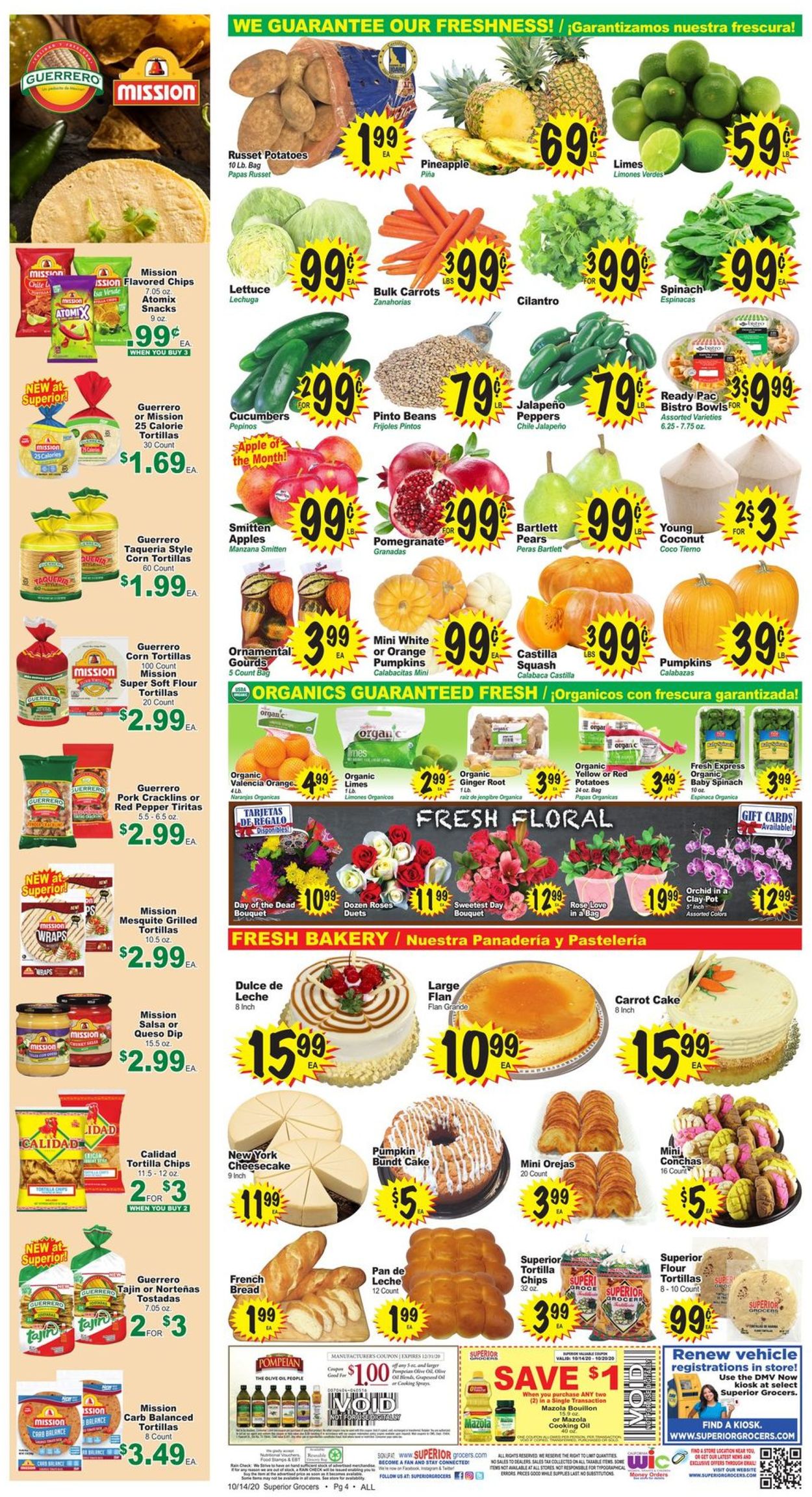 Superior Grocers Weekly Ad Circular - valid 10/14-10/20/2020 (Page 4)