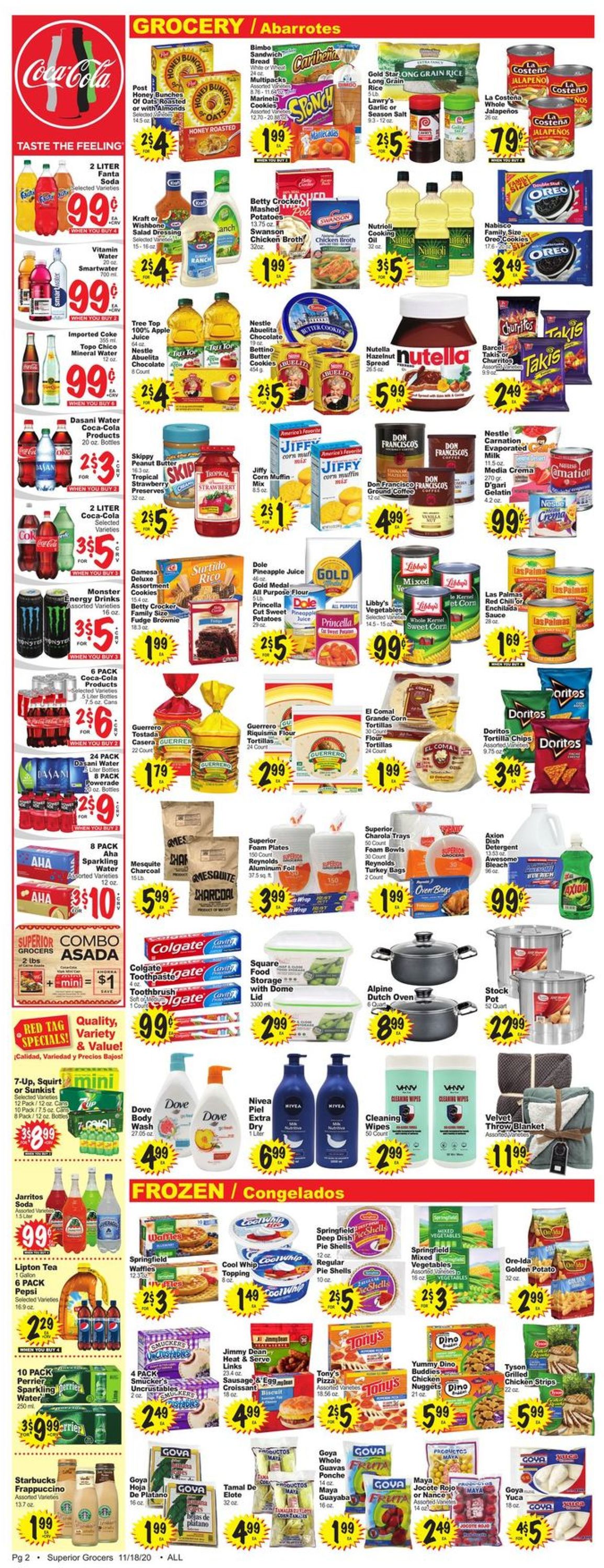 Superior Grocers Weekly Ad Circular - valid 11/18-11/24/2020 (Page 2)