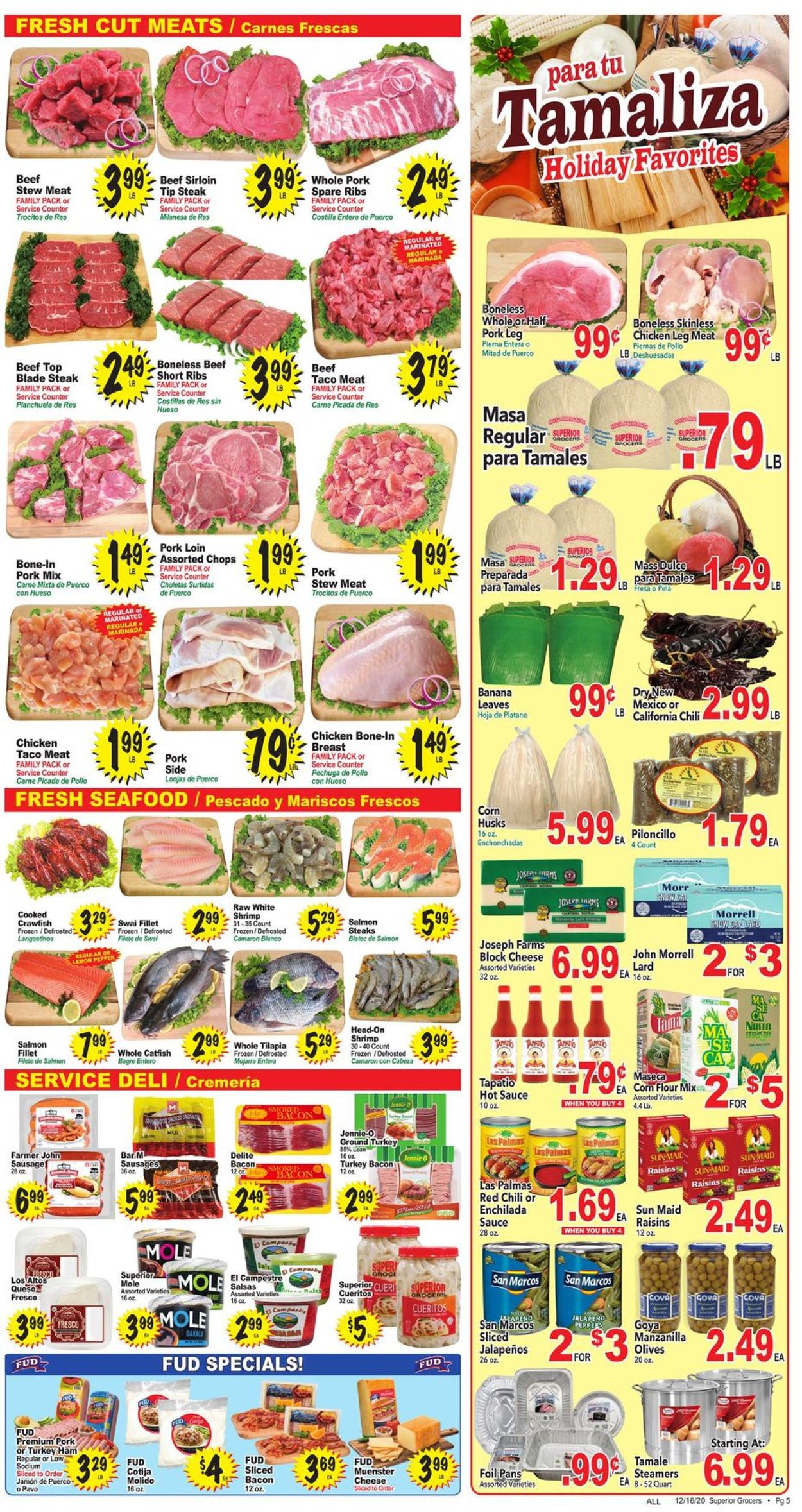 Superior Grocers Weekly Ad Circular - valid 12/16-12/22/2020 (Page 5)