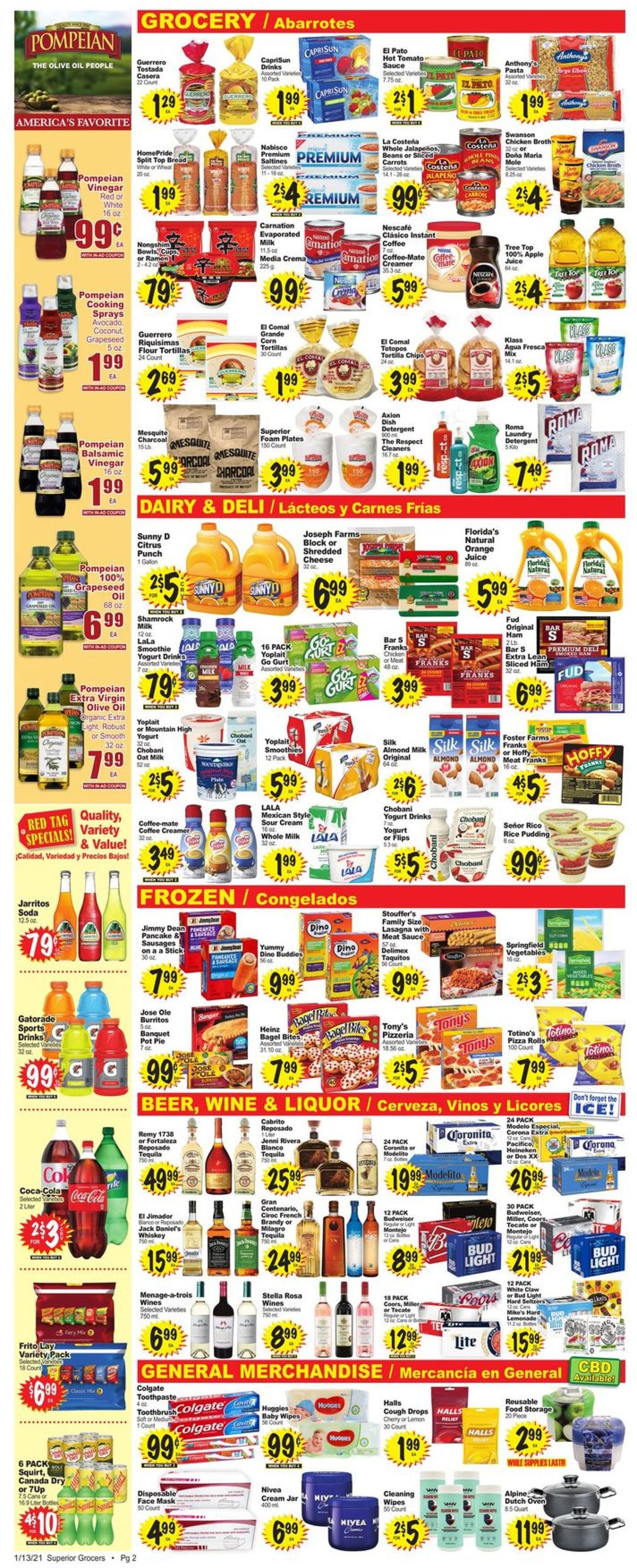 Superior Grocers Weekly Ad Circular - valid 01/13-01/19/2021 (Page 2)