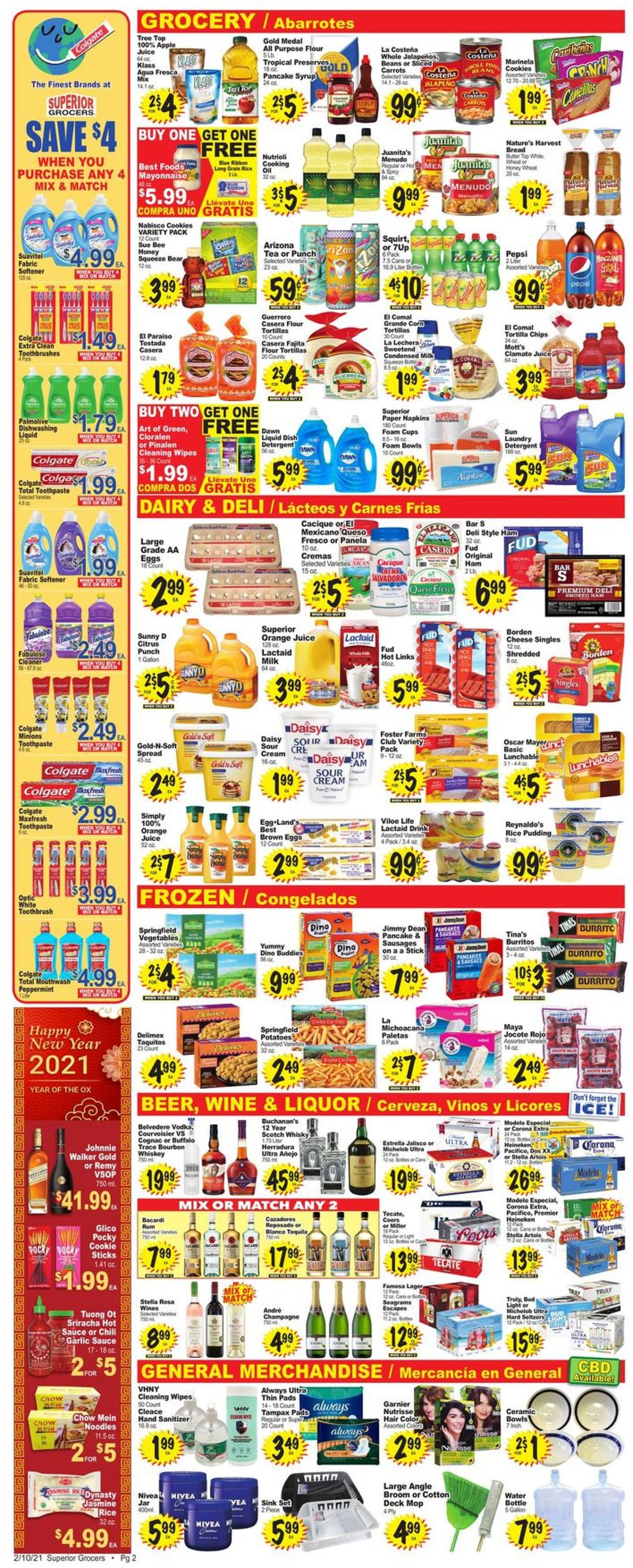 Superior Grocers Weekly Ad Circular - valid 02/10-02/16/2021 (Page 2)