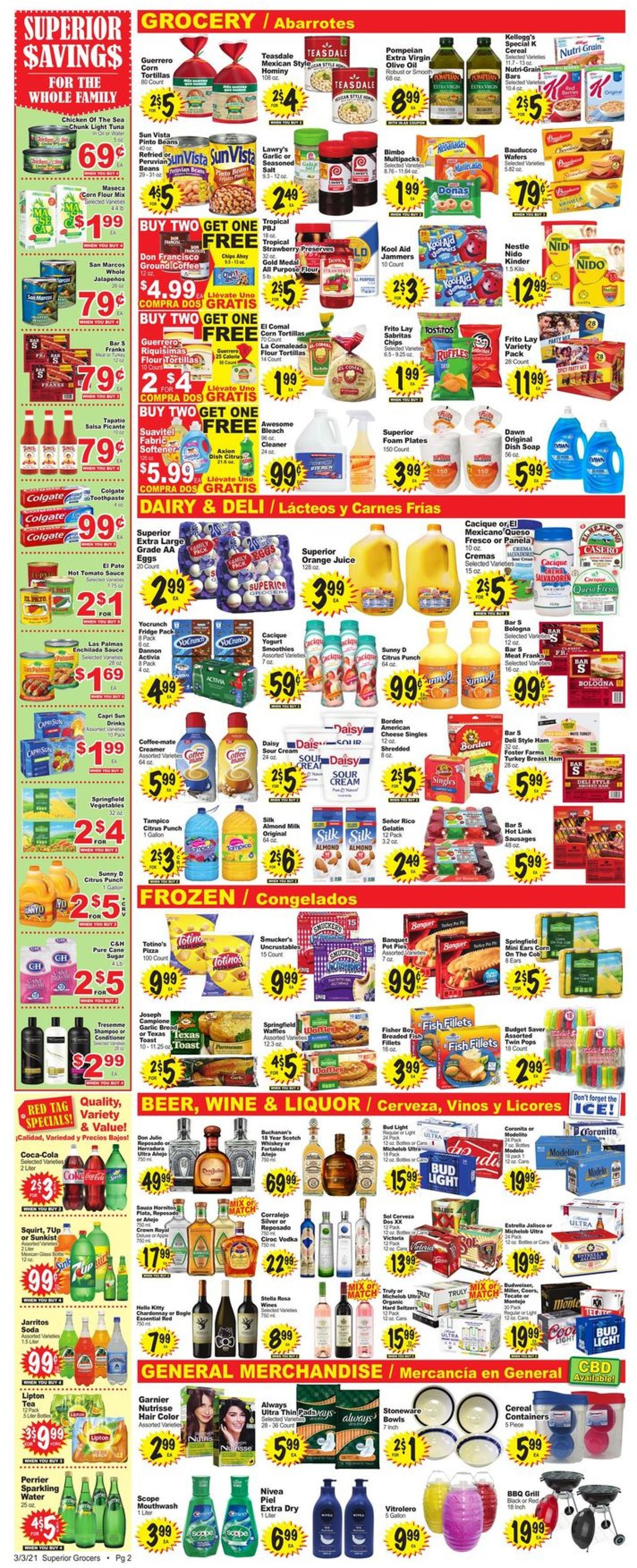 Superior Grocers Weekly Ad Circular - valid 03/03-03/09/2021 (Page 2)