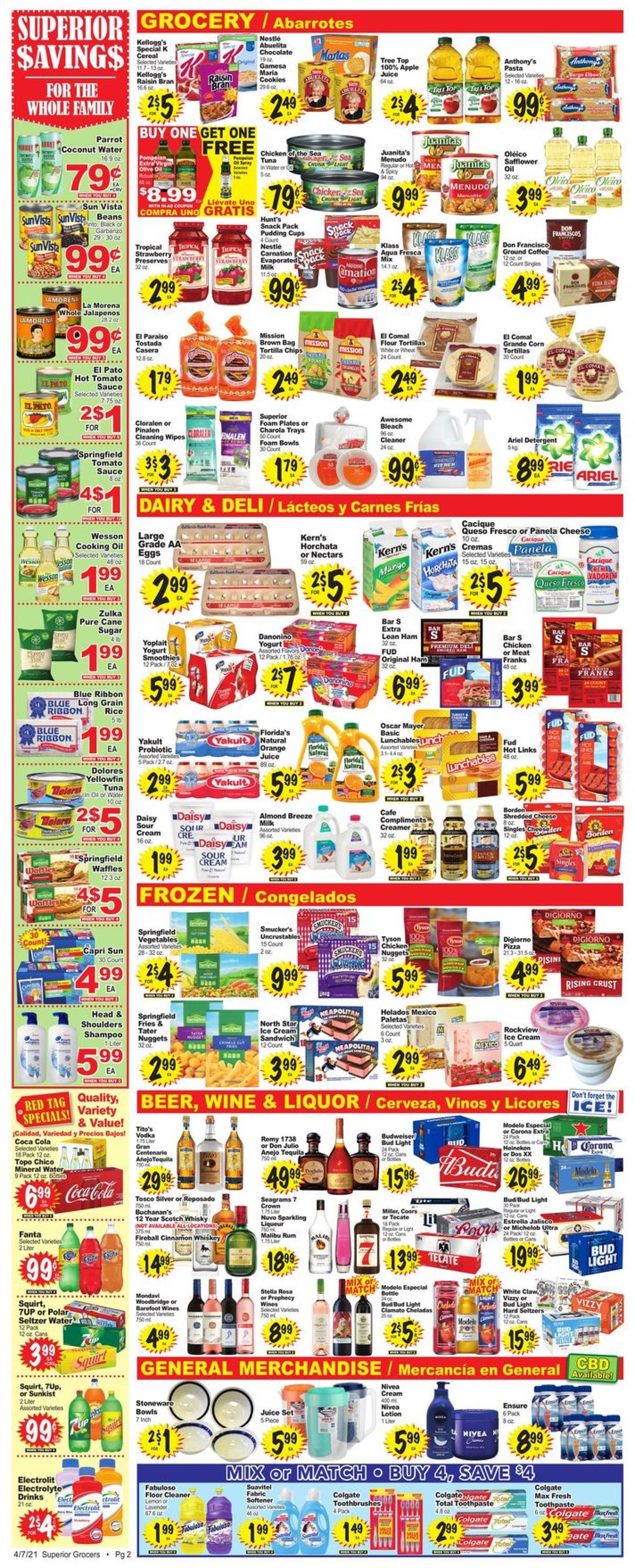 Superior Grocers Weekly Ad Circular - valid 04/07-04/13/2021 (Page 2)