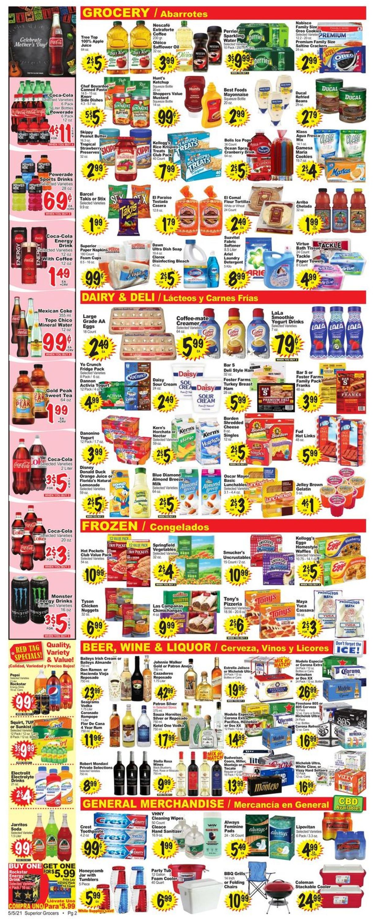 Superior Grocers Weekly Ad Circular - valid 05/05-05/11/2021 (Page 2)