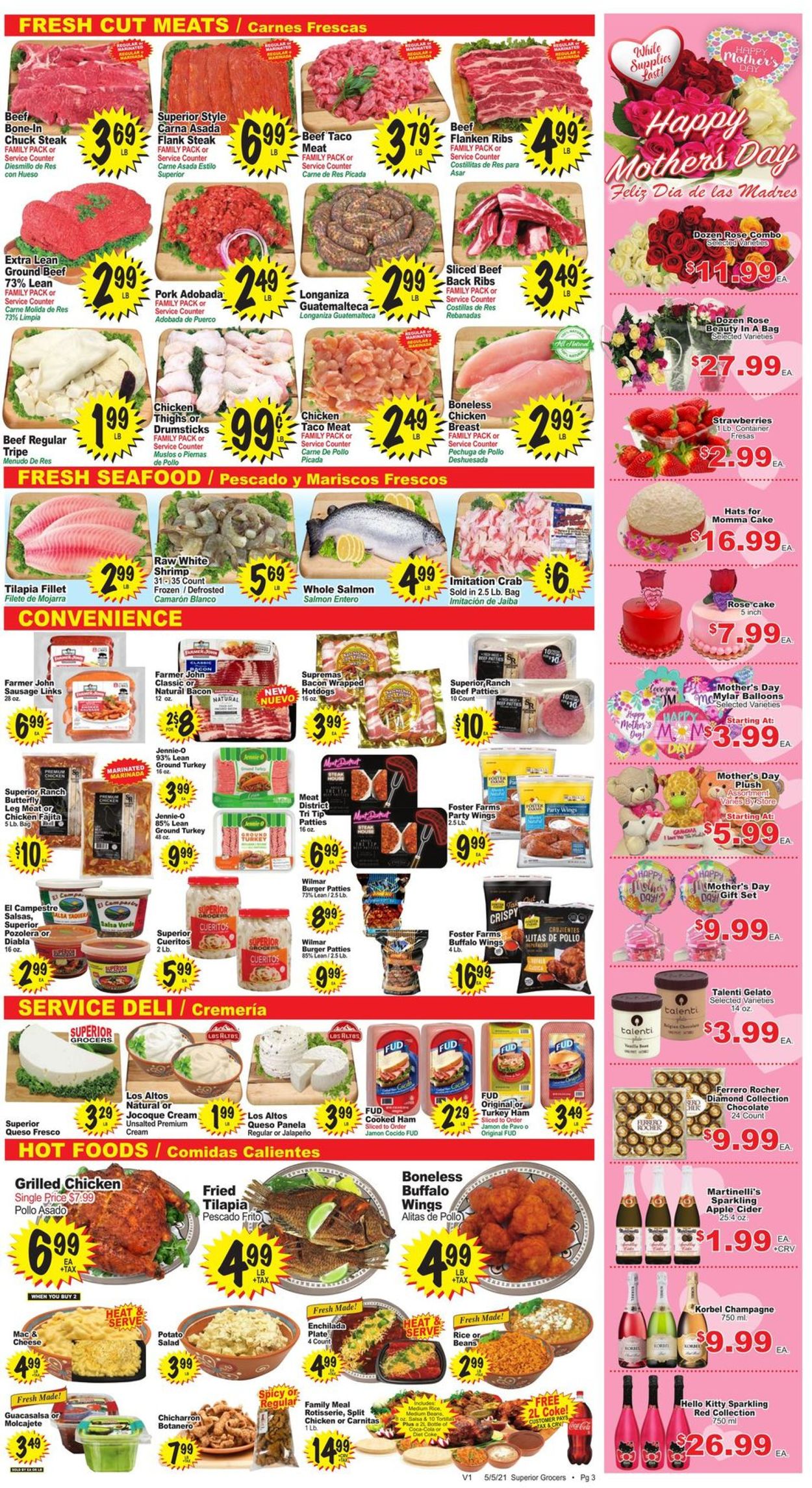 Superior Grocers Weekly Ad Circular - valid 05/05-05/11/2021 (Page 3)
