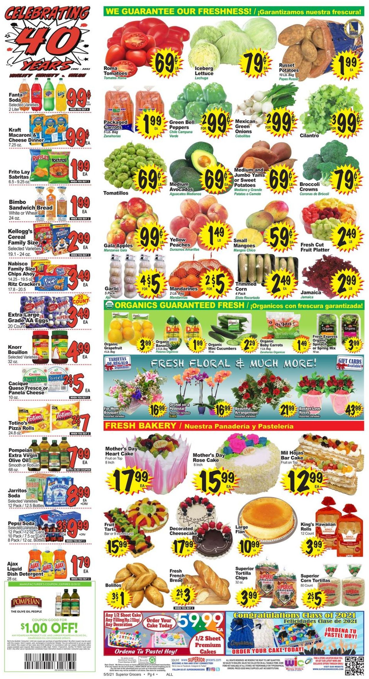 Superior Grocers Weekly Ad Circular - valid 05/05-05/11/2021 (Page 4)