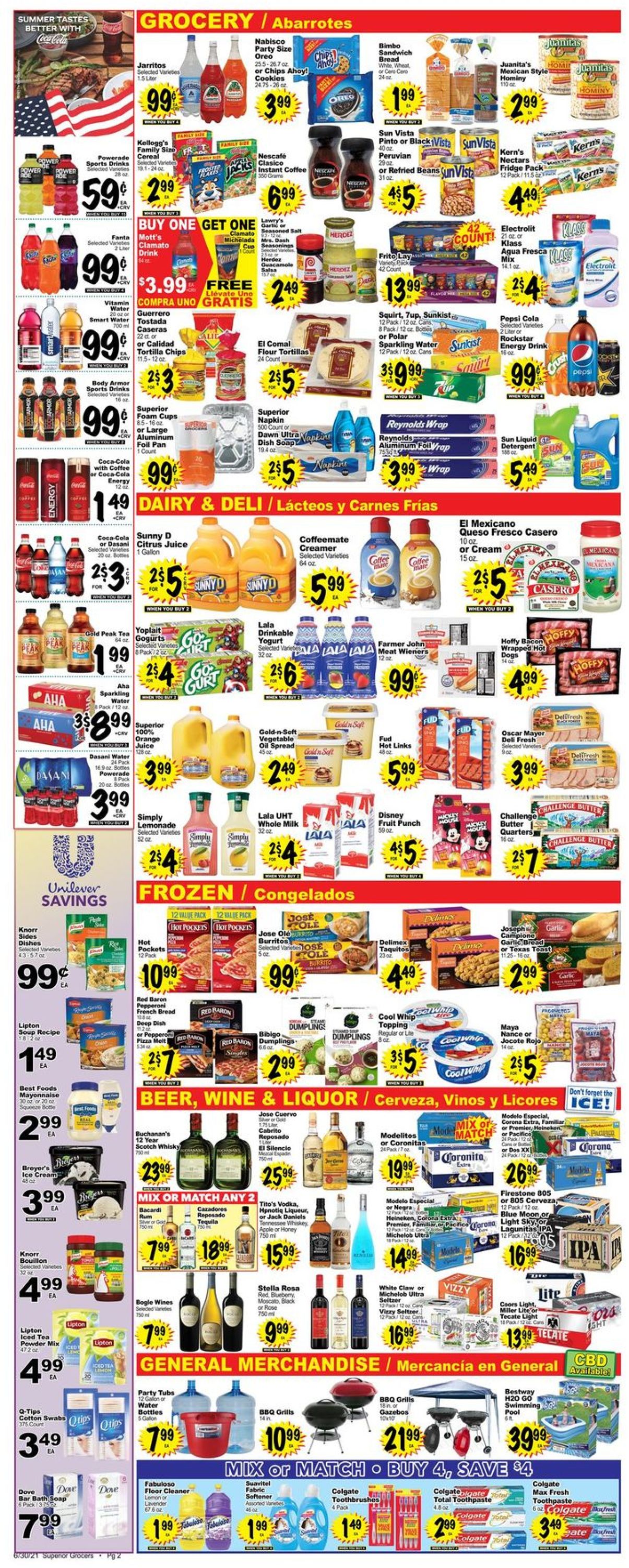 Superior Grocers Weekly Ad Circular - valid 06/30-07/06/2021 (Page 2)