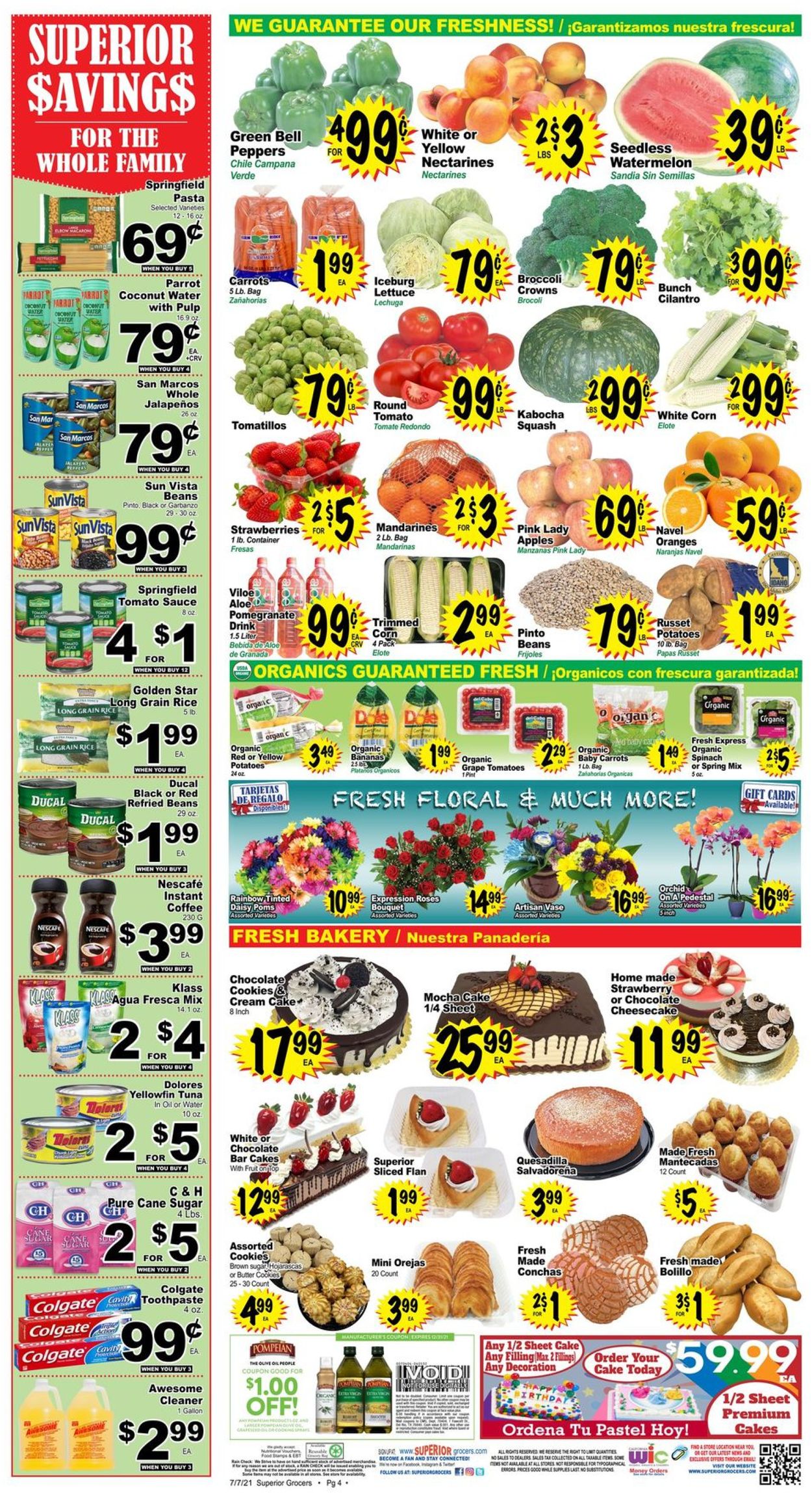 Superior Grocers Weekly Ad Circular - valid 07/07-07/13/2021 (Page 4)