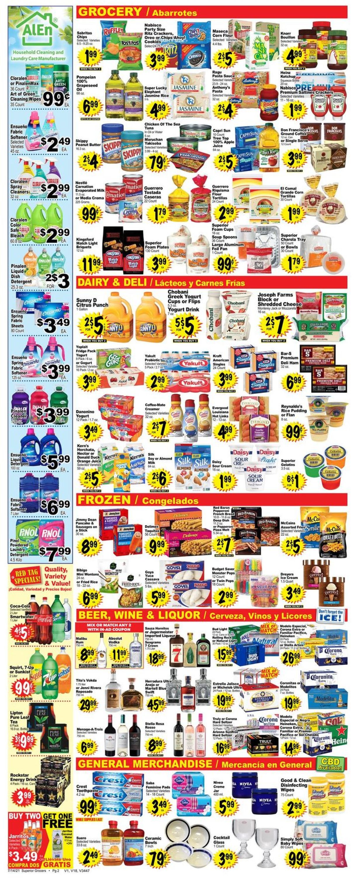 Superior Grocers Weekly Ad Circular - valid 07/14-07/20/2021 (Page 2)