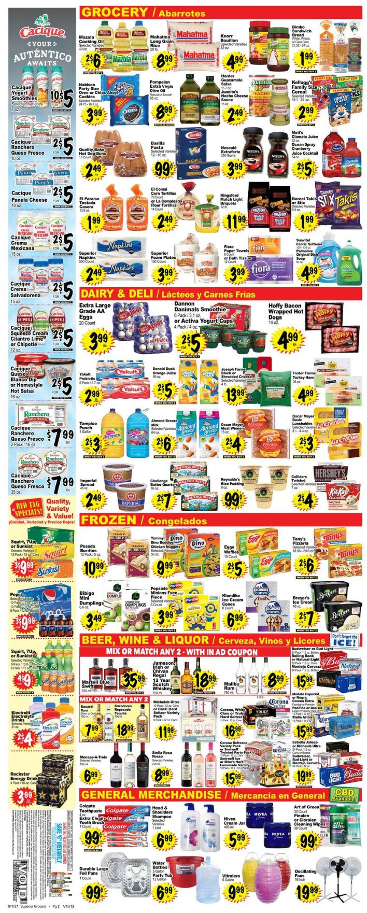 Superior Grocers Weekly Ad Circular - valid 09/01-09/07/2021 (Page 2)