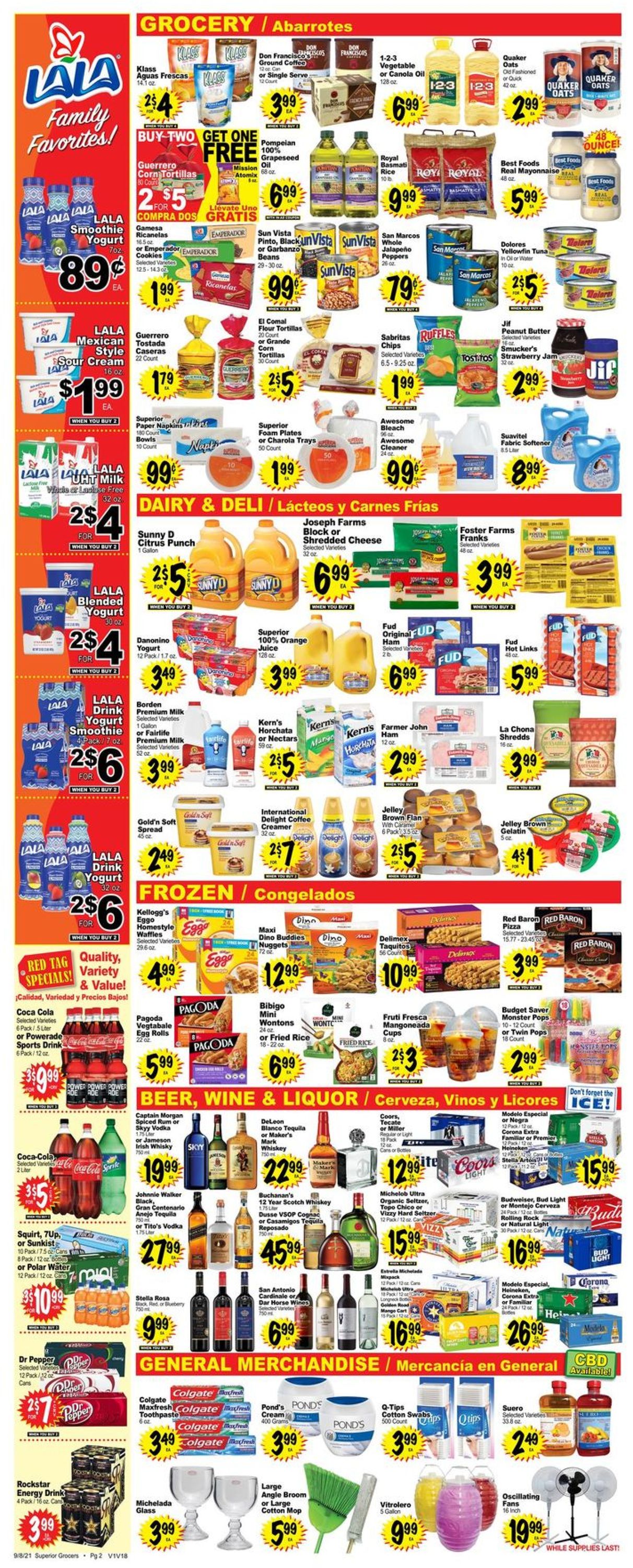 Superior Grocers Weekly Ad Circular - valid 09/08-09/14/2021 (Page 2)