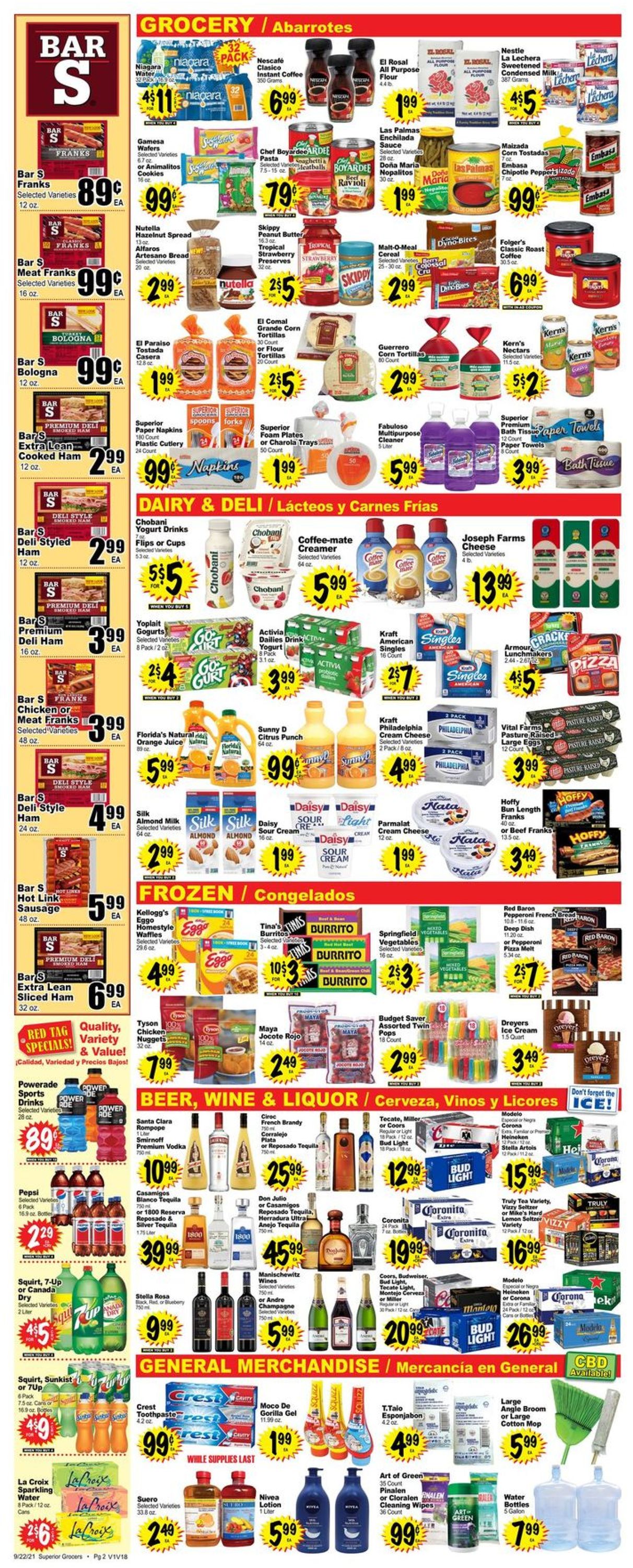 Superior Grocers Weekly Ad Circular - valid 09/22-09/28/2021 (Page 2)
