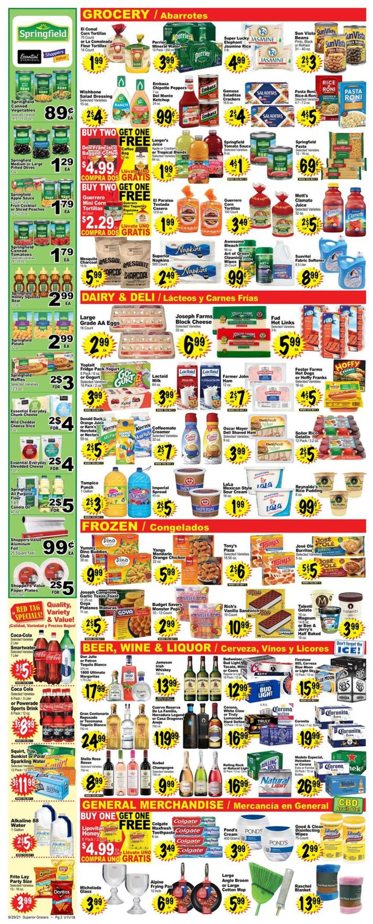 Superior Grocers Weekly Ad Circular - valid 09/29-10/05/2021 (Page 2)