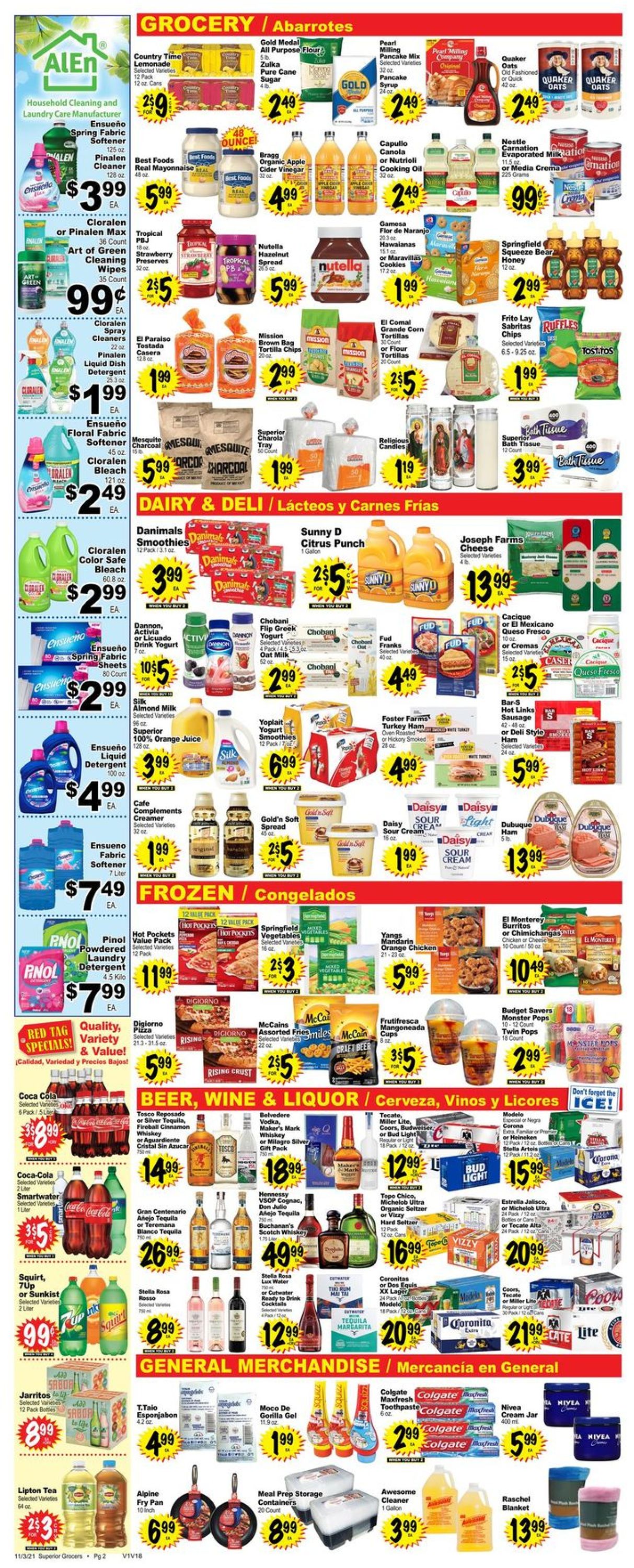 Superior Grocers Weekly Ad Circular - valid 11/03-11/09/2021 (Page 2)