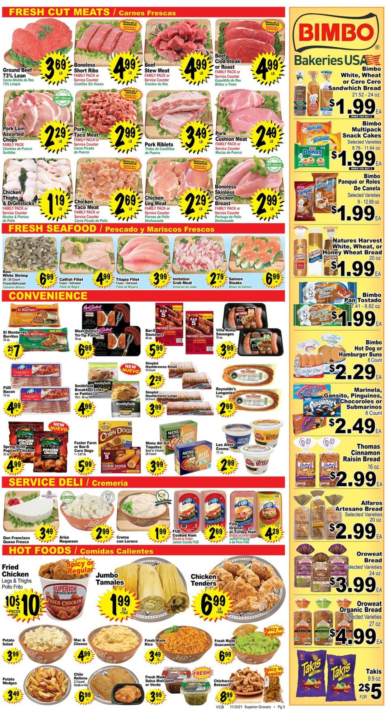 Superior Grocers Weekly Ad Circular - valid 11/03-11/09/2021 (Page 3)