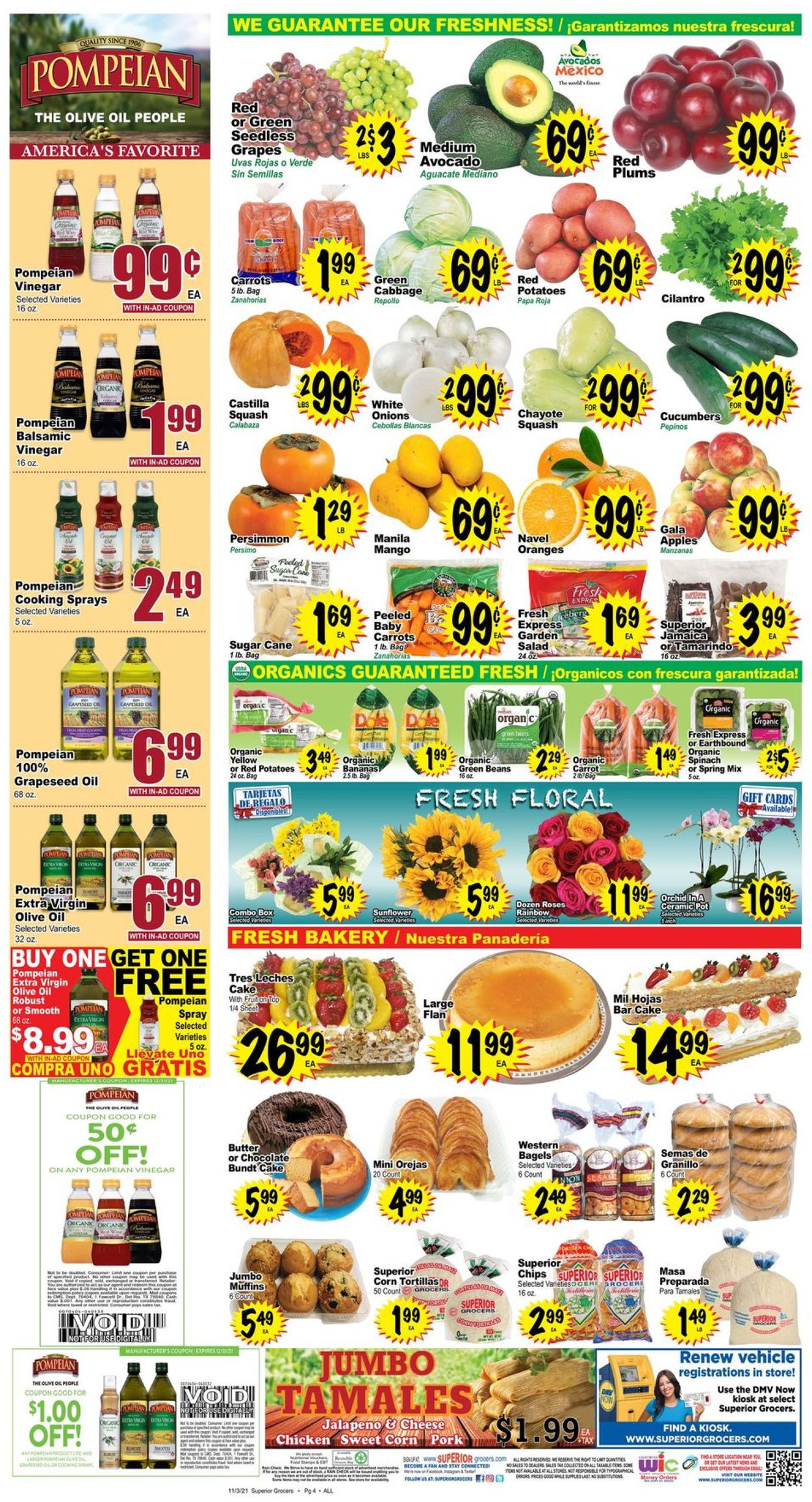 Superior Grocers Weekly Ad Circular - valid 11/03-11/09/2021 (Page 4)