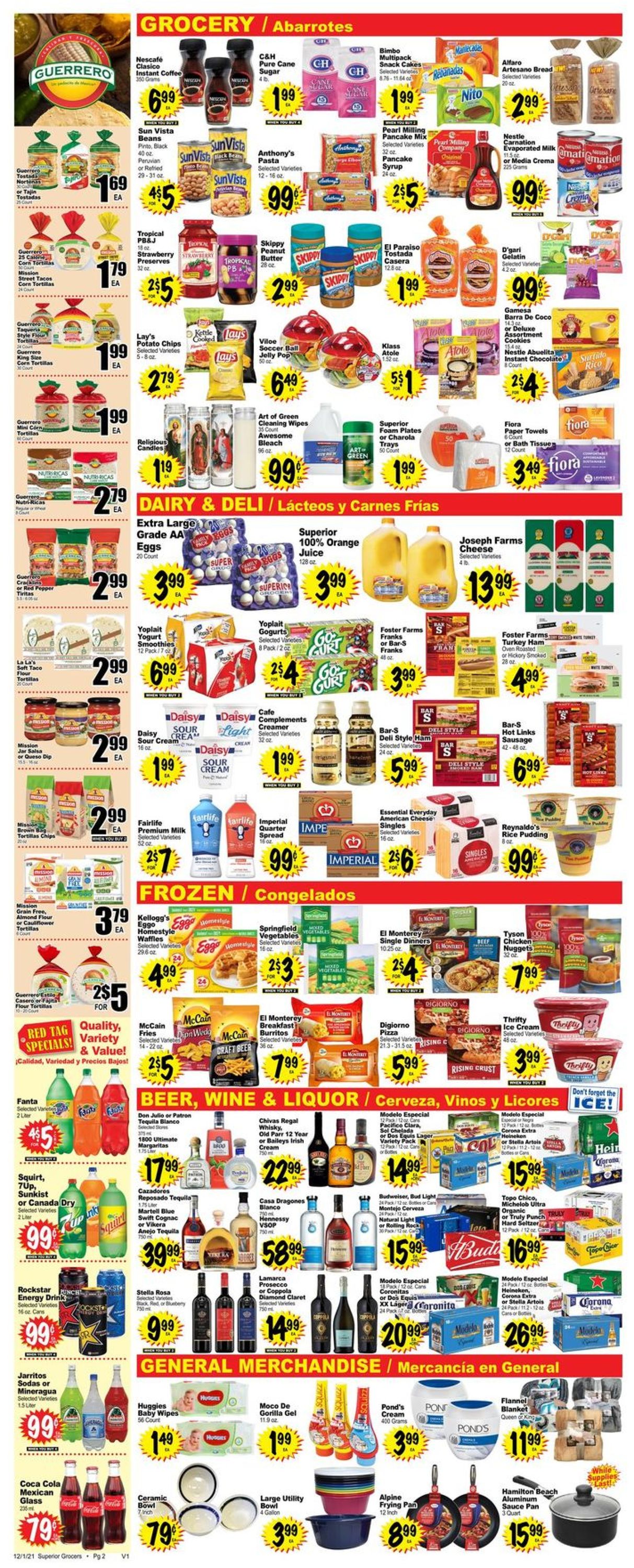 Superior Grocers Weekly Ad Circular - valid 12/01-12/07/2021 (Page 2)