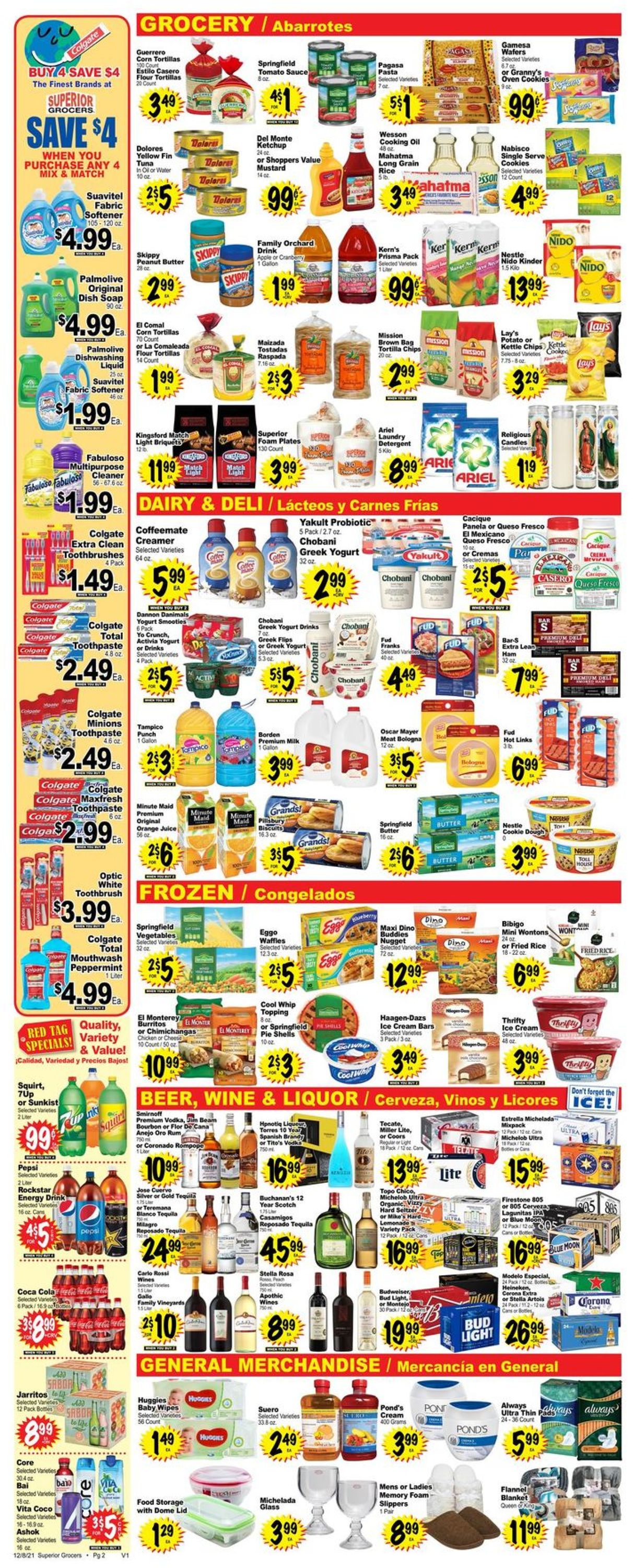 Superior Grocers Weekly Ad Circular - valid 12/08-12/14/2021 (Page 2)