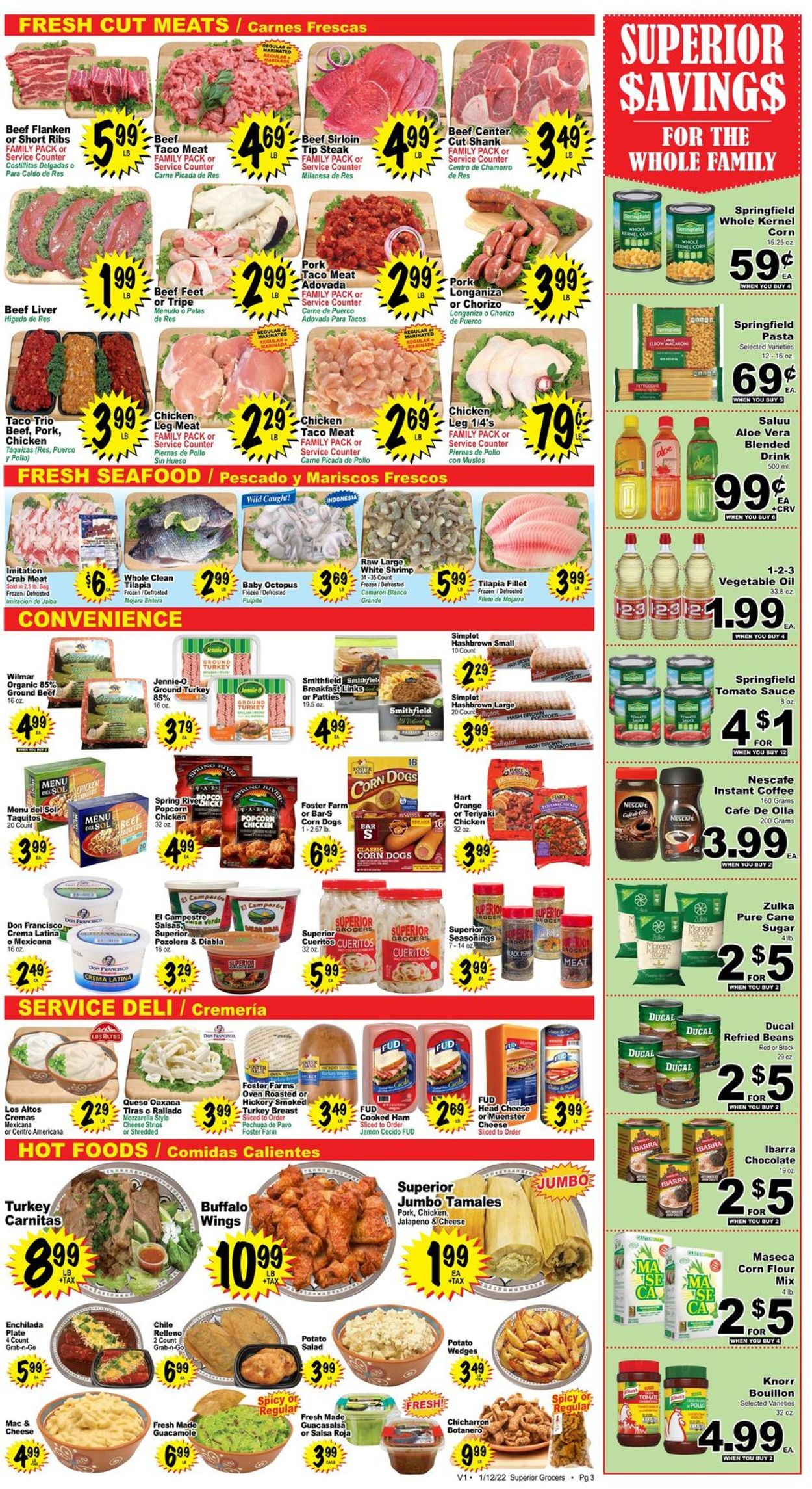 Superior Grocers Weekly Ad Circular - valid 01/12-01/18/2022 (Page 3)