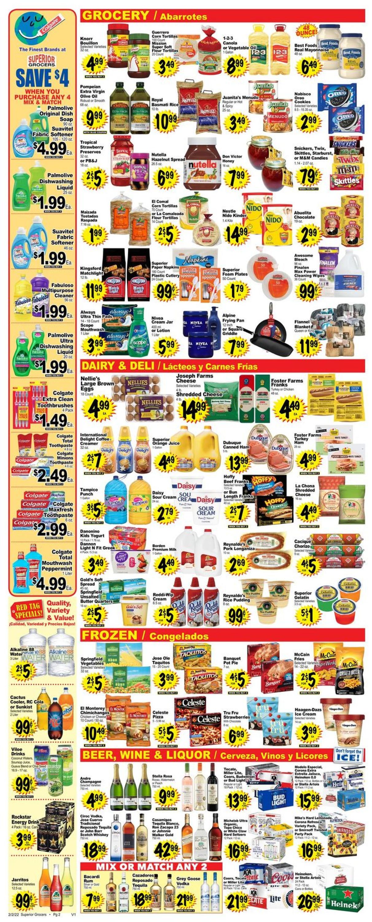 Superior Grocers Weekly Ad Circular - valid 02/02-02/08/2022 (Page 2)