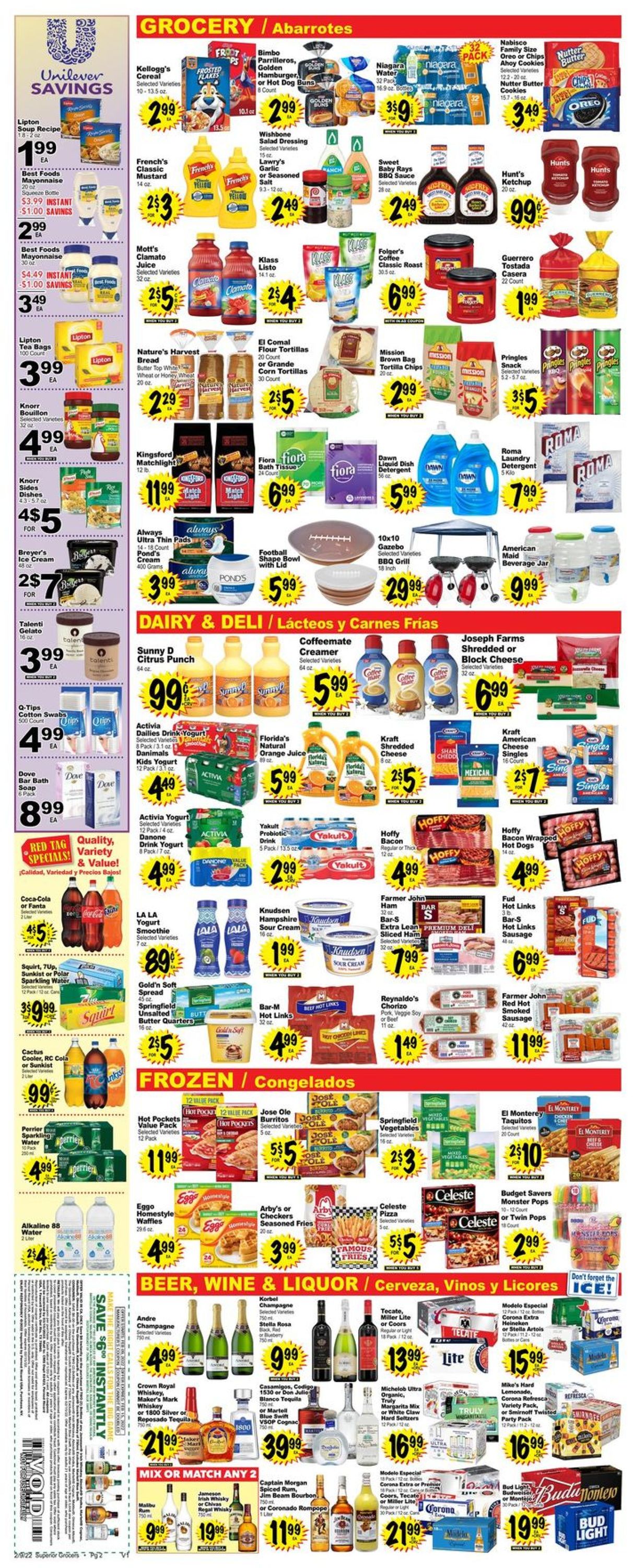Superior Grocers Weekly Ad Circular - valid 02/09-02/15/2022 (Page 2)